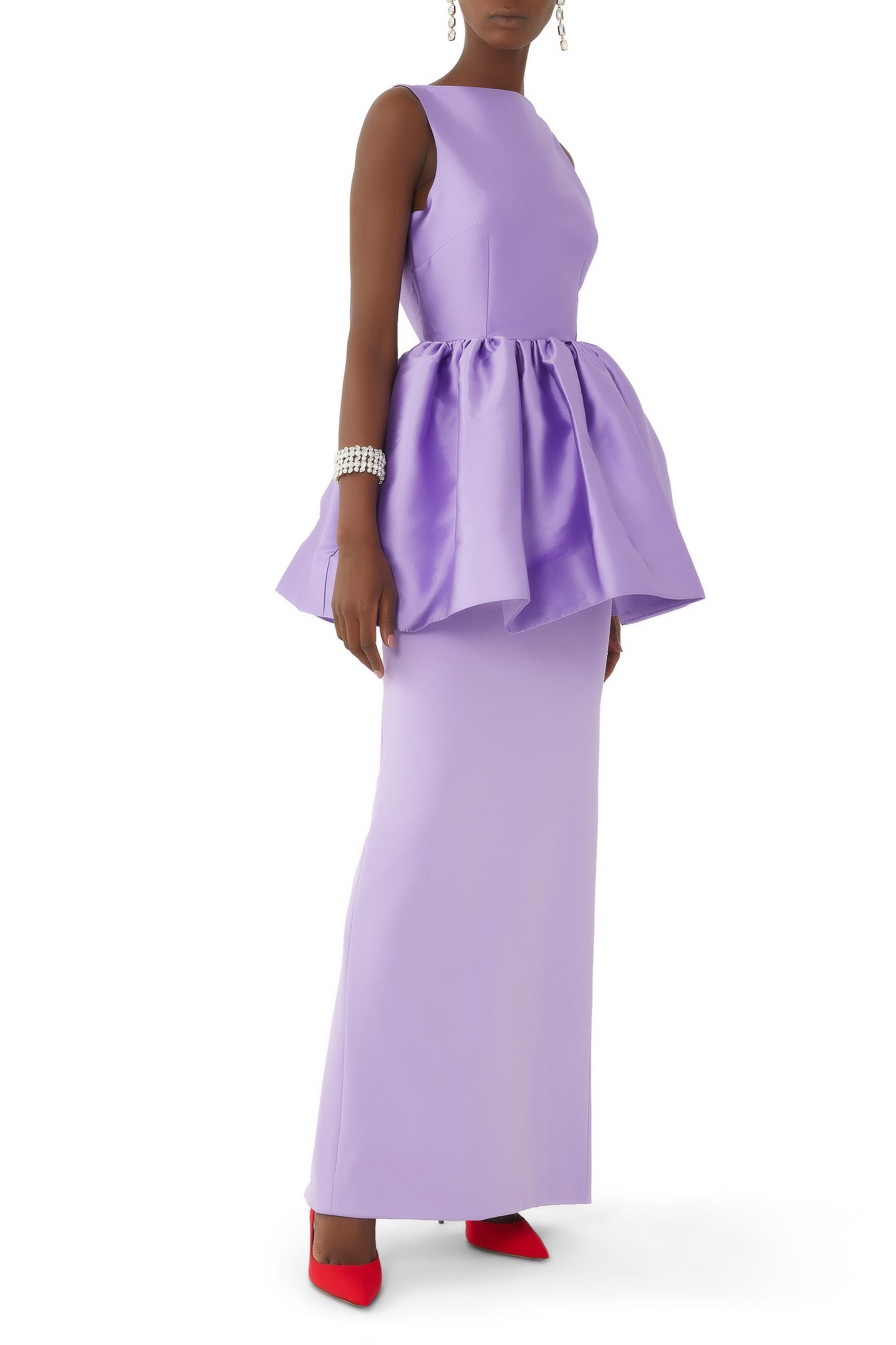 Alda Ruffle Maxi Dress
