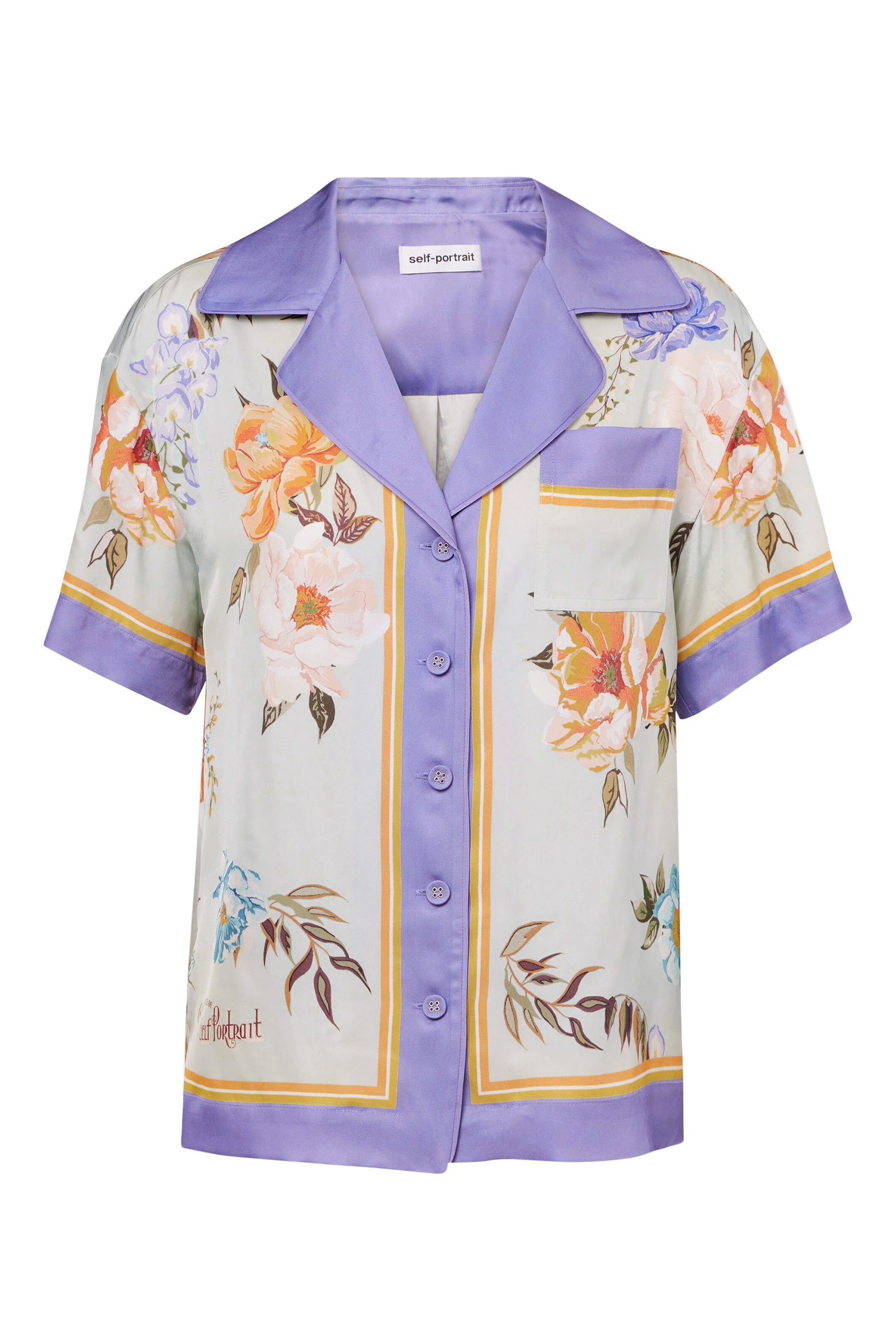 Floral Silk Twill Shirt