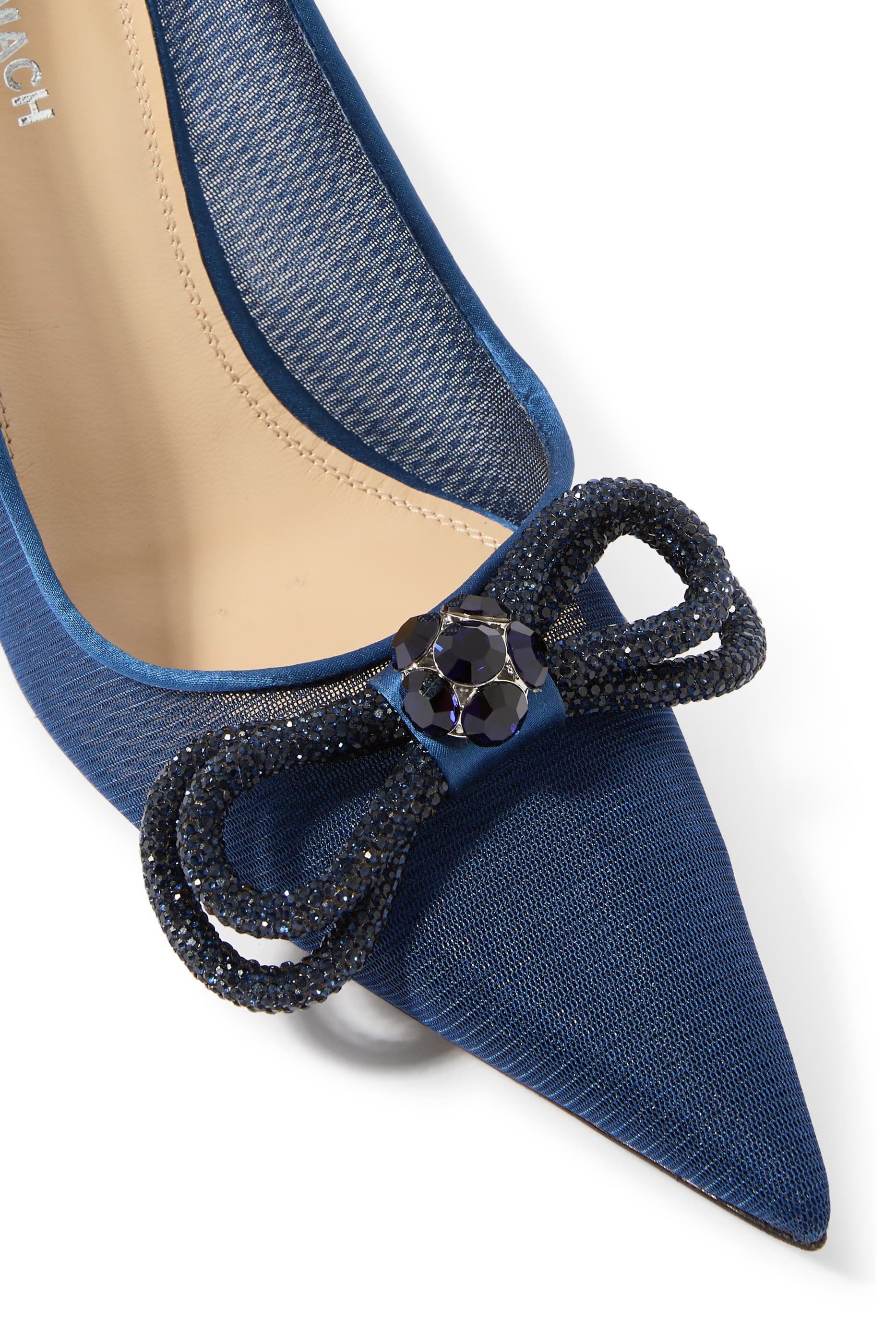  Double Bow 85 Mesh Pumps