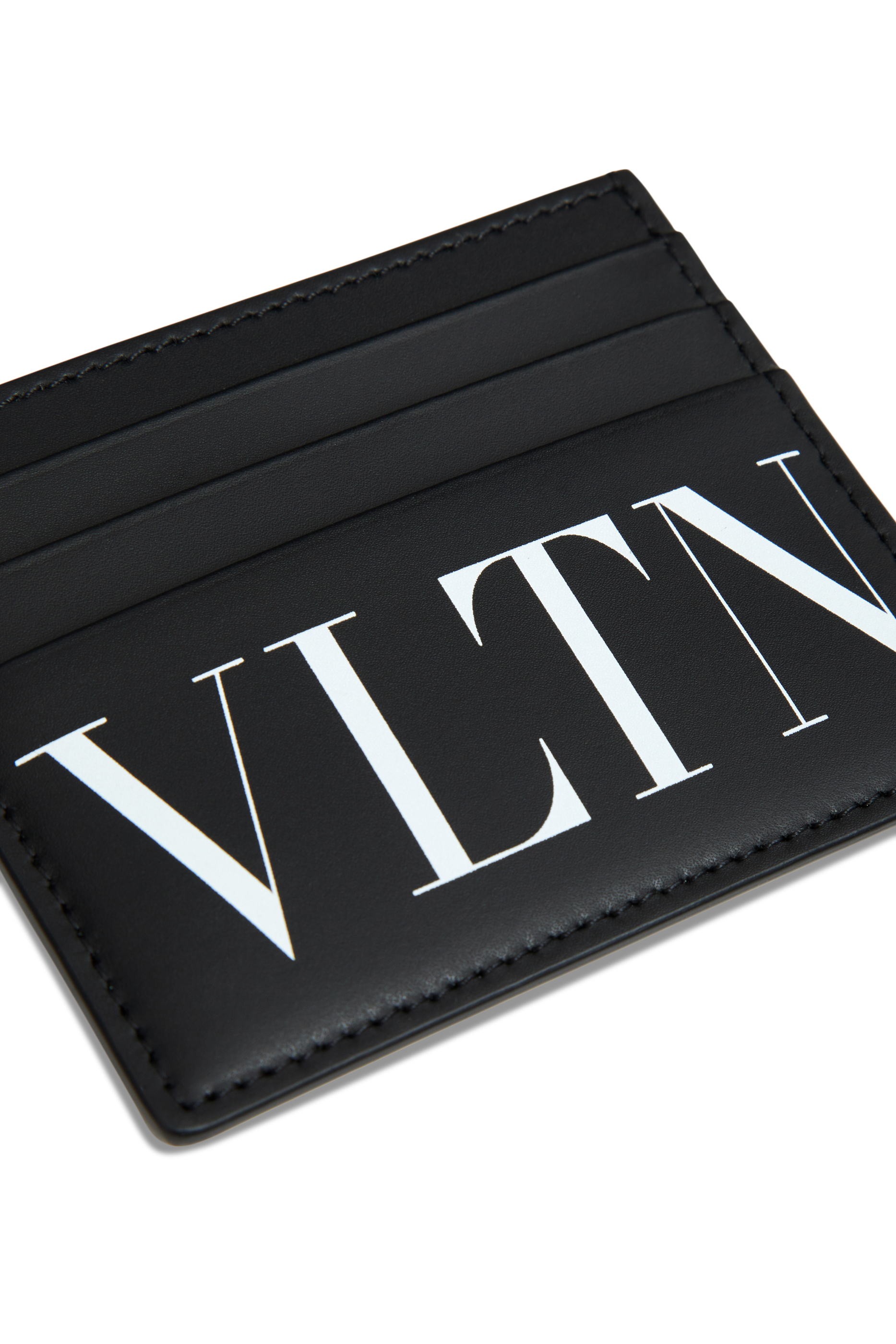 Valentino Garavani VLTN Leather Card Case