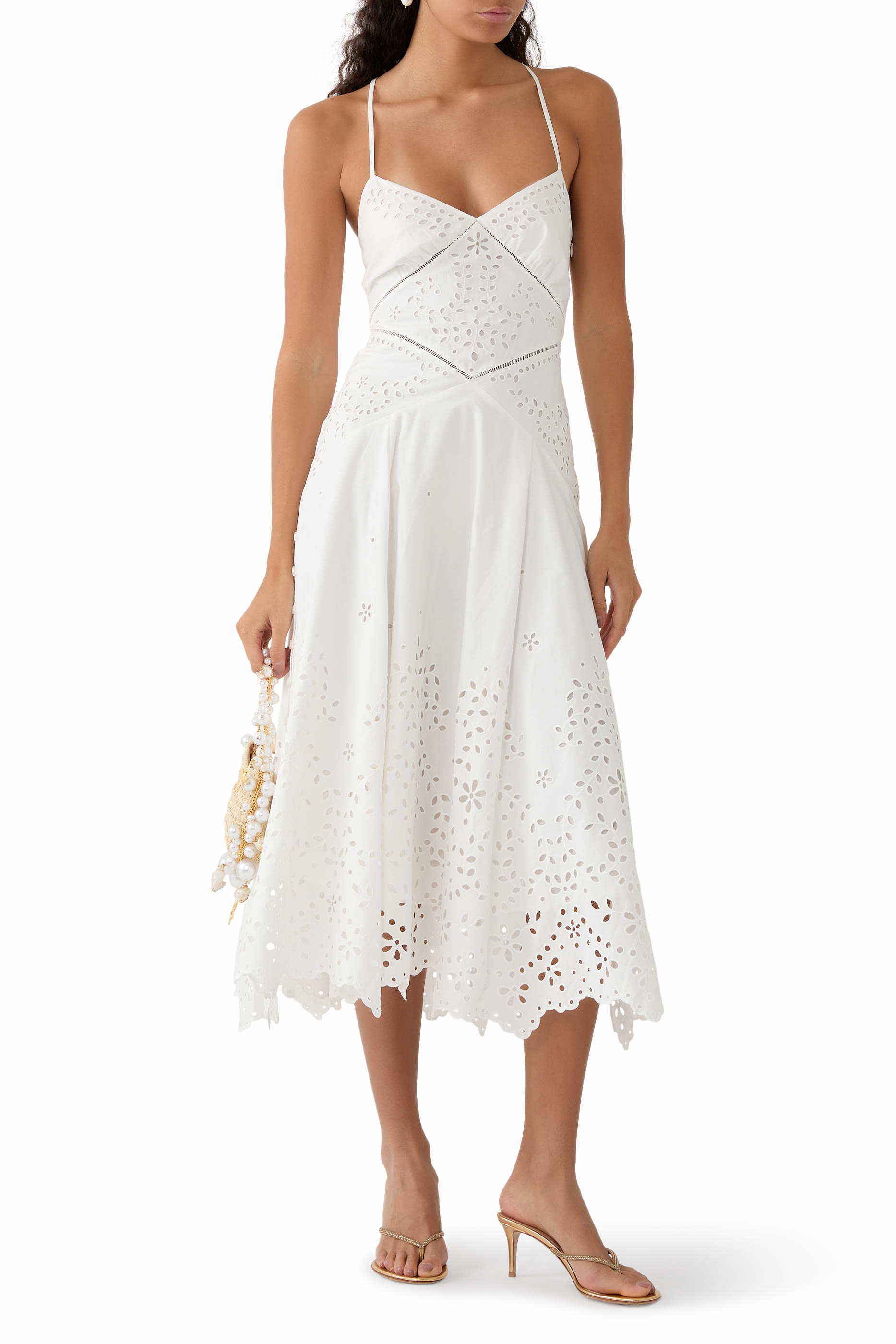 India 70 Rhinestone Embellished Sandals