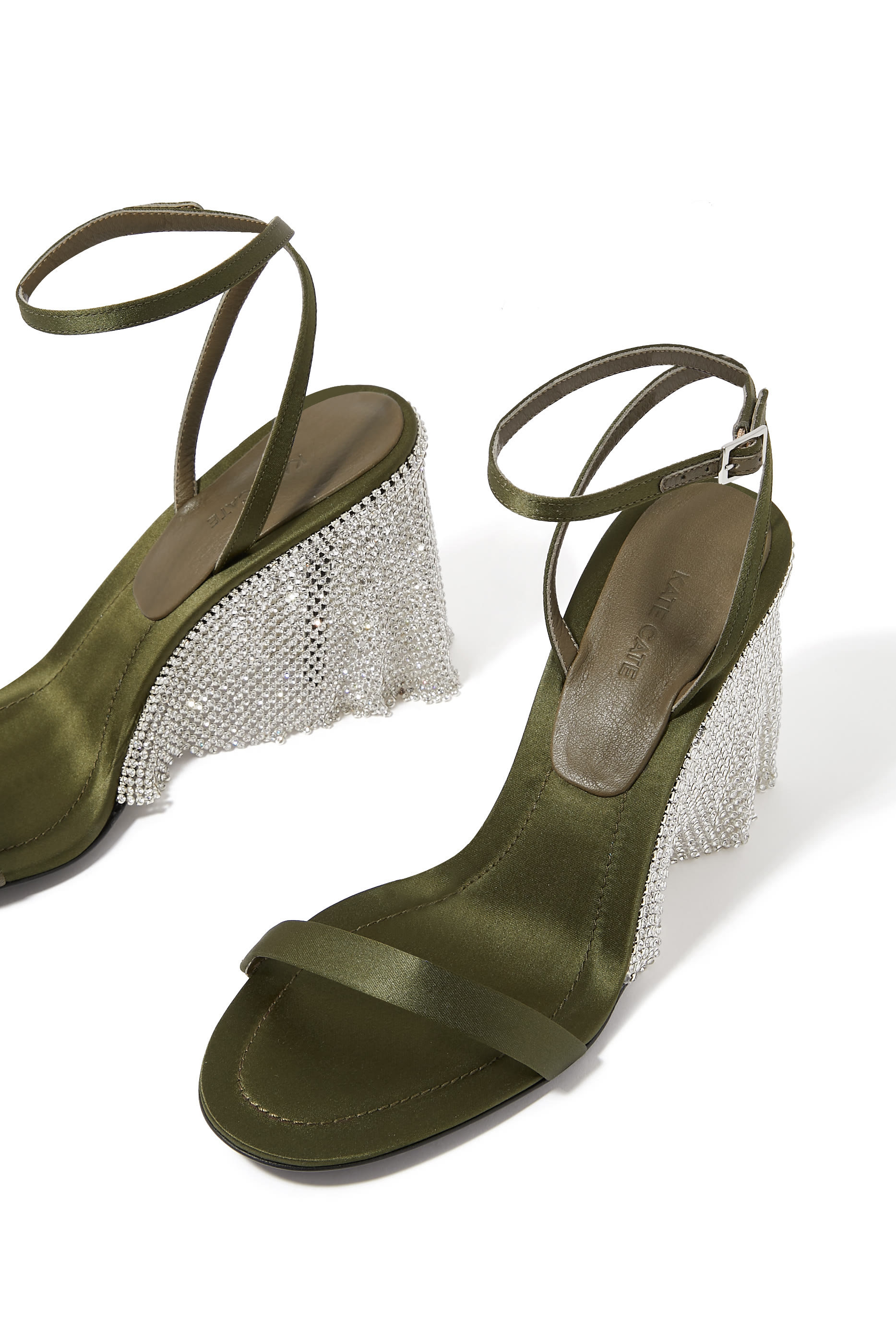 Tulle 90 Slingback Pumps with Ankle Strap