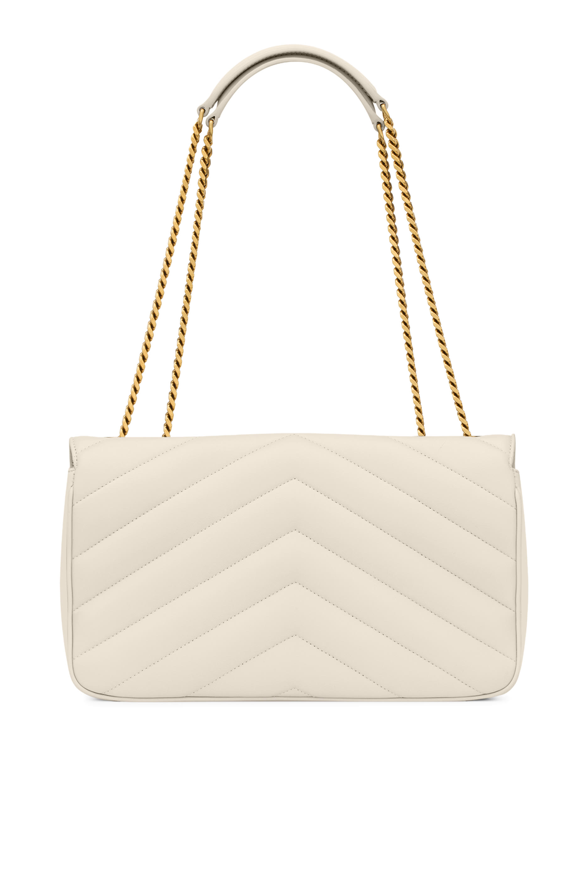  Loulou Medium Chain Bag In Matelass&eacute; Lambskin 