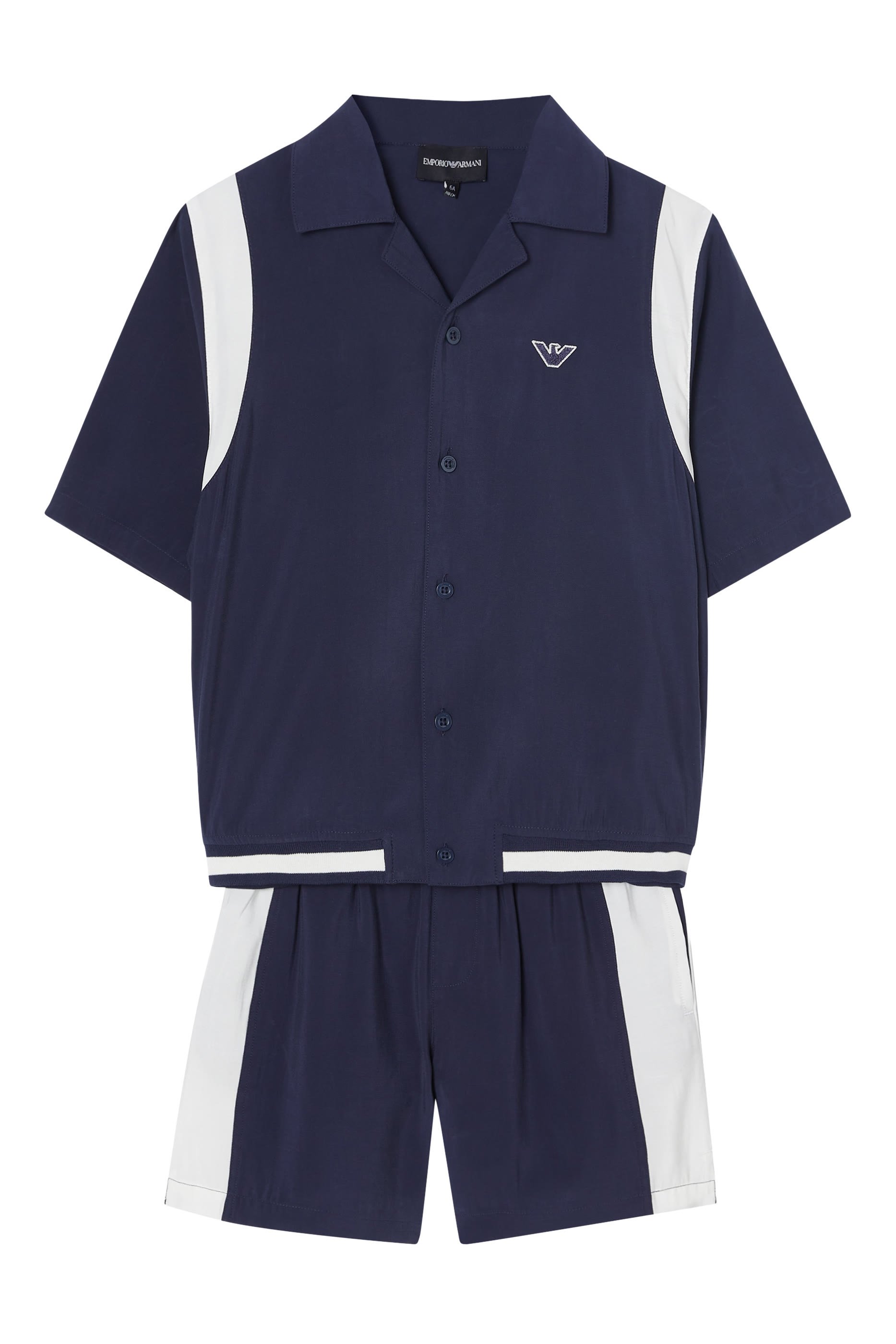 Kids Logo Shirt and Bermuda Shorts Set