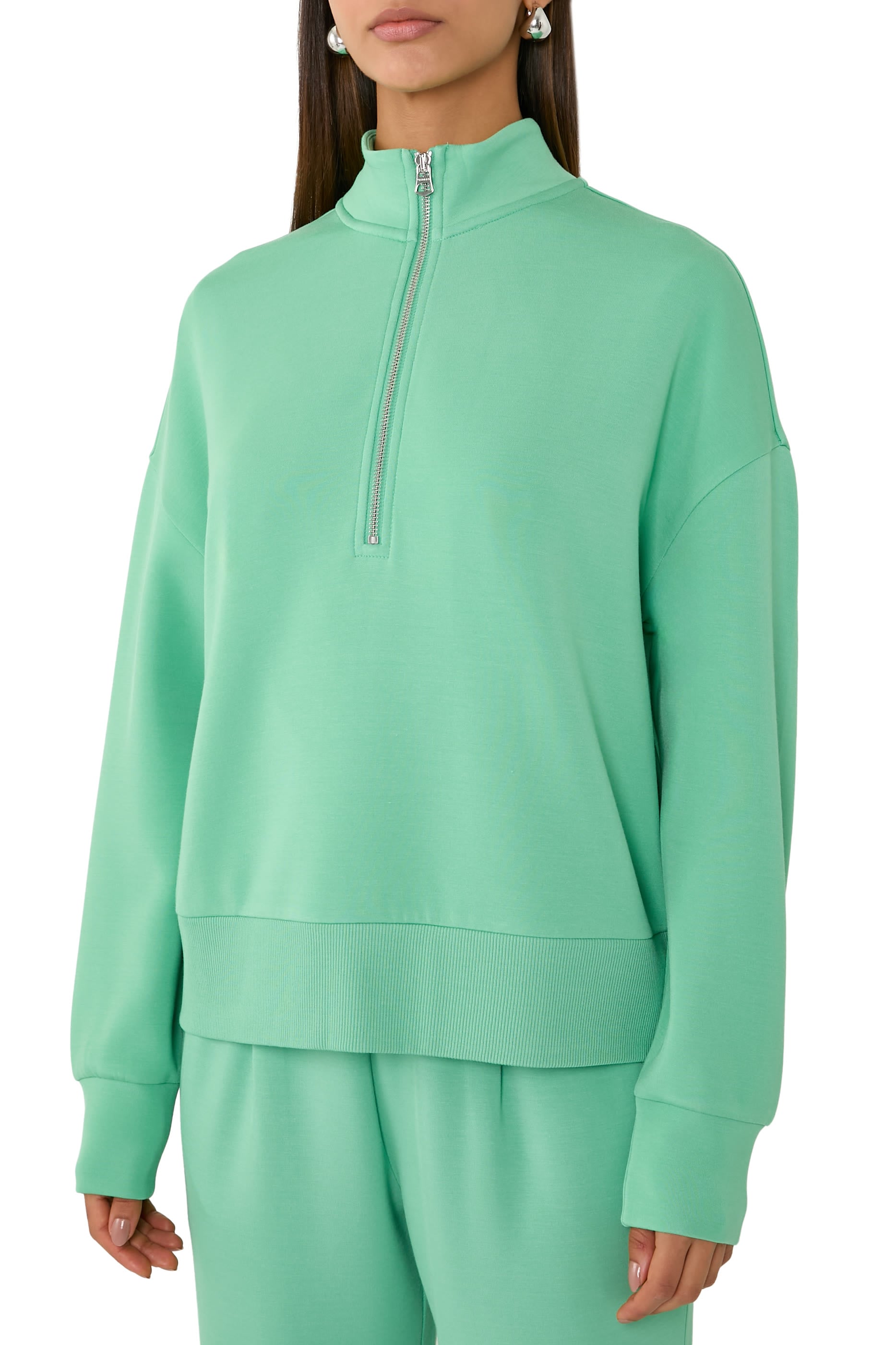 Mavis Mock Neck Sweatshirt