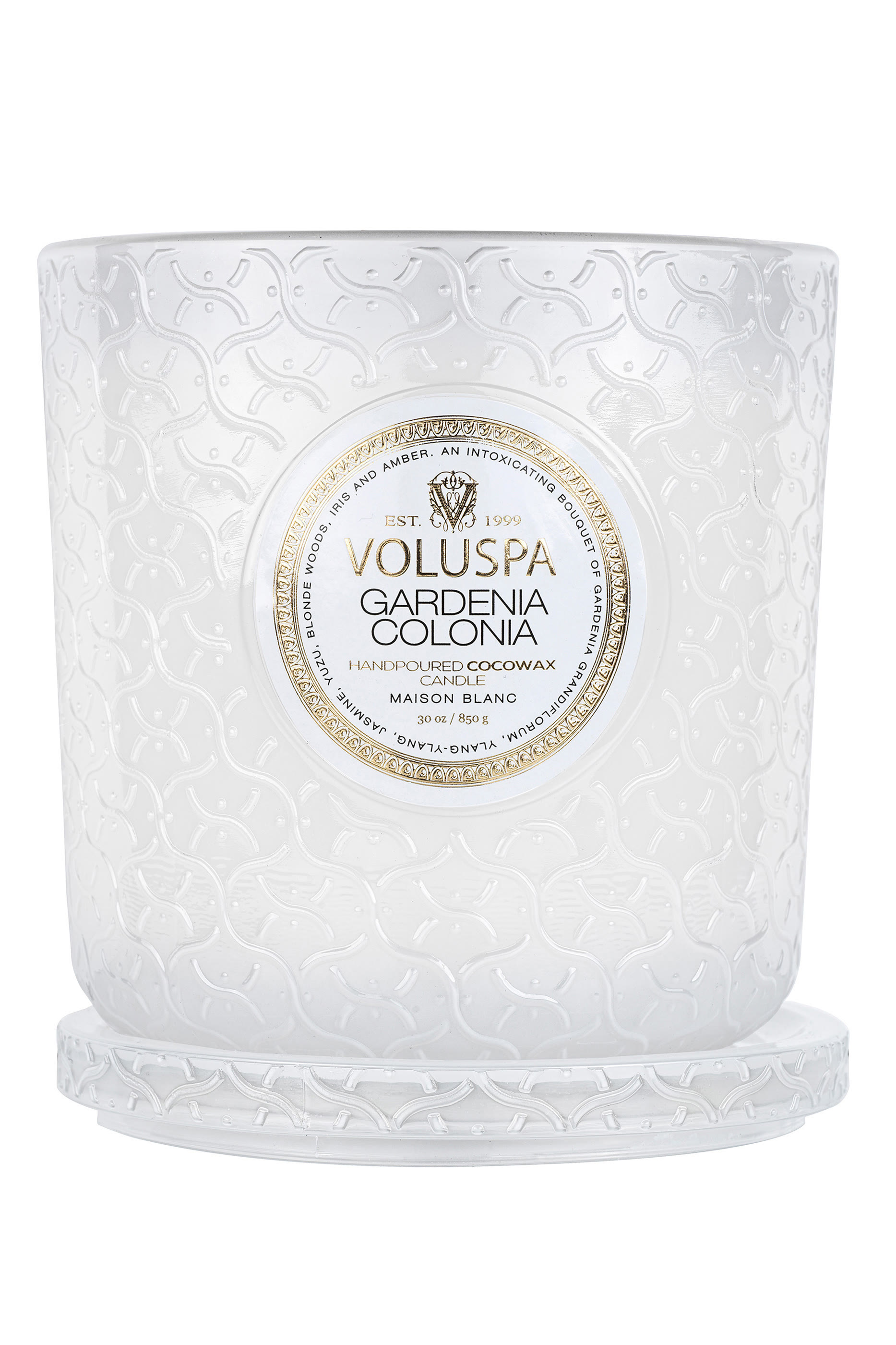 Gardenia Colonia Luxe Candle
