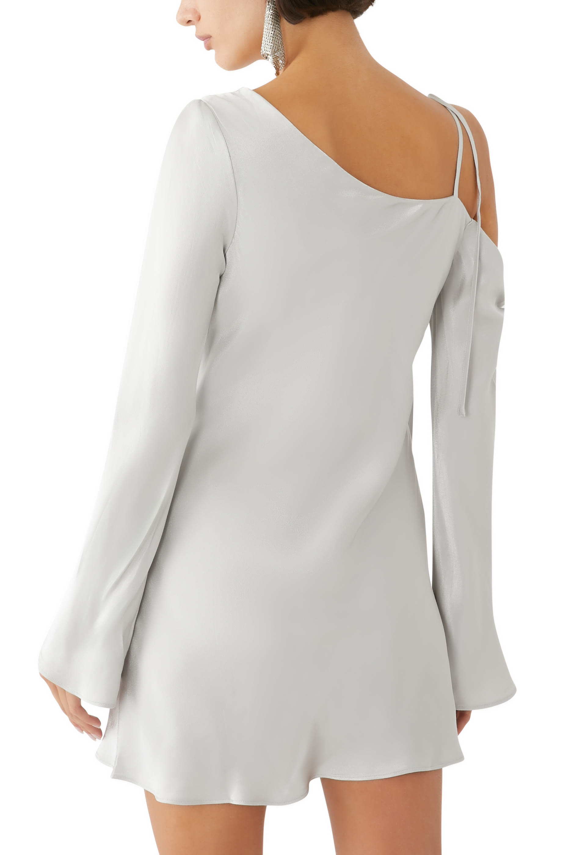 Sofia Asymmetrical Long Sleeve Mini Dress