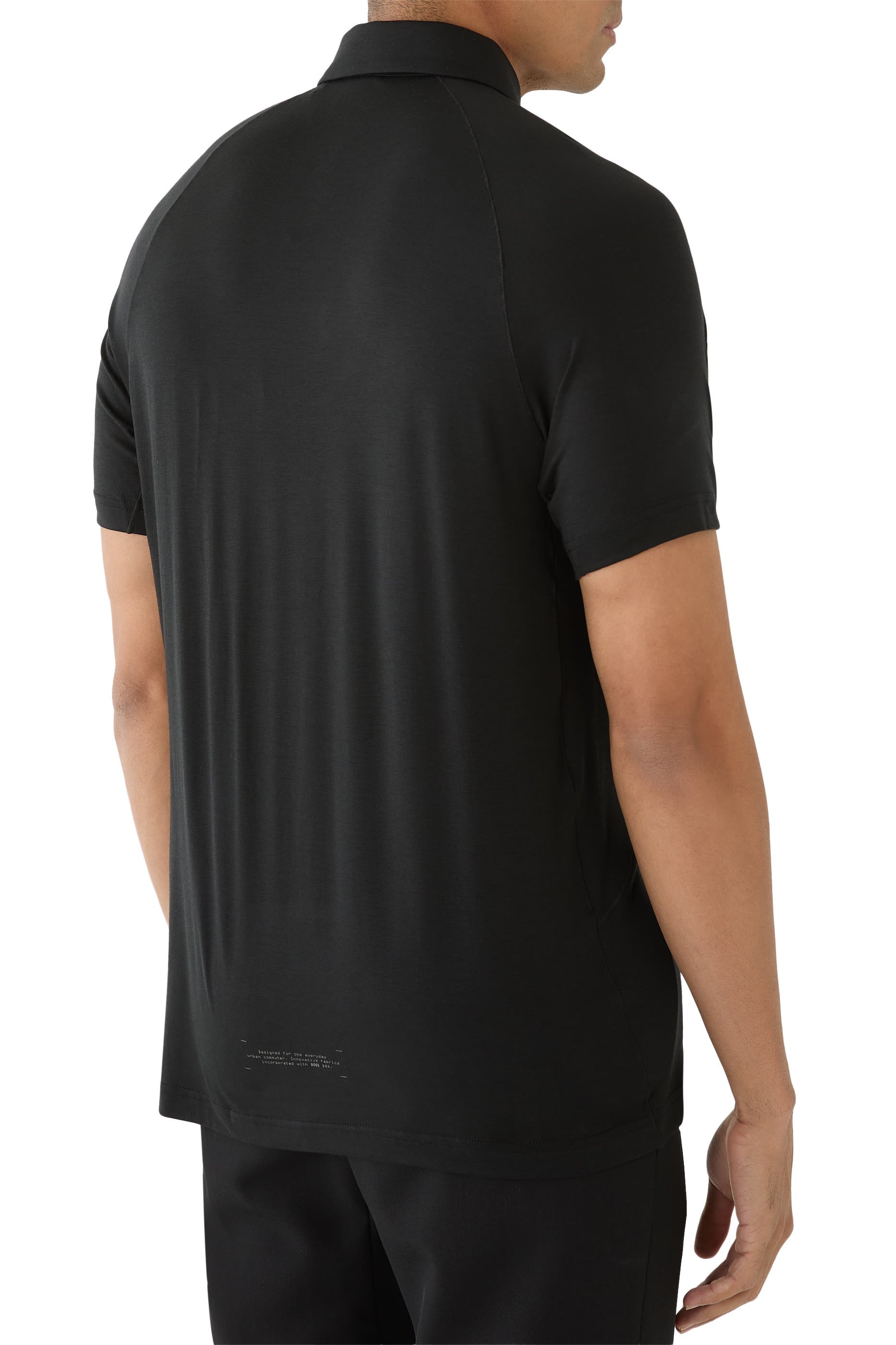 Check-Jacquard Polo Shirt