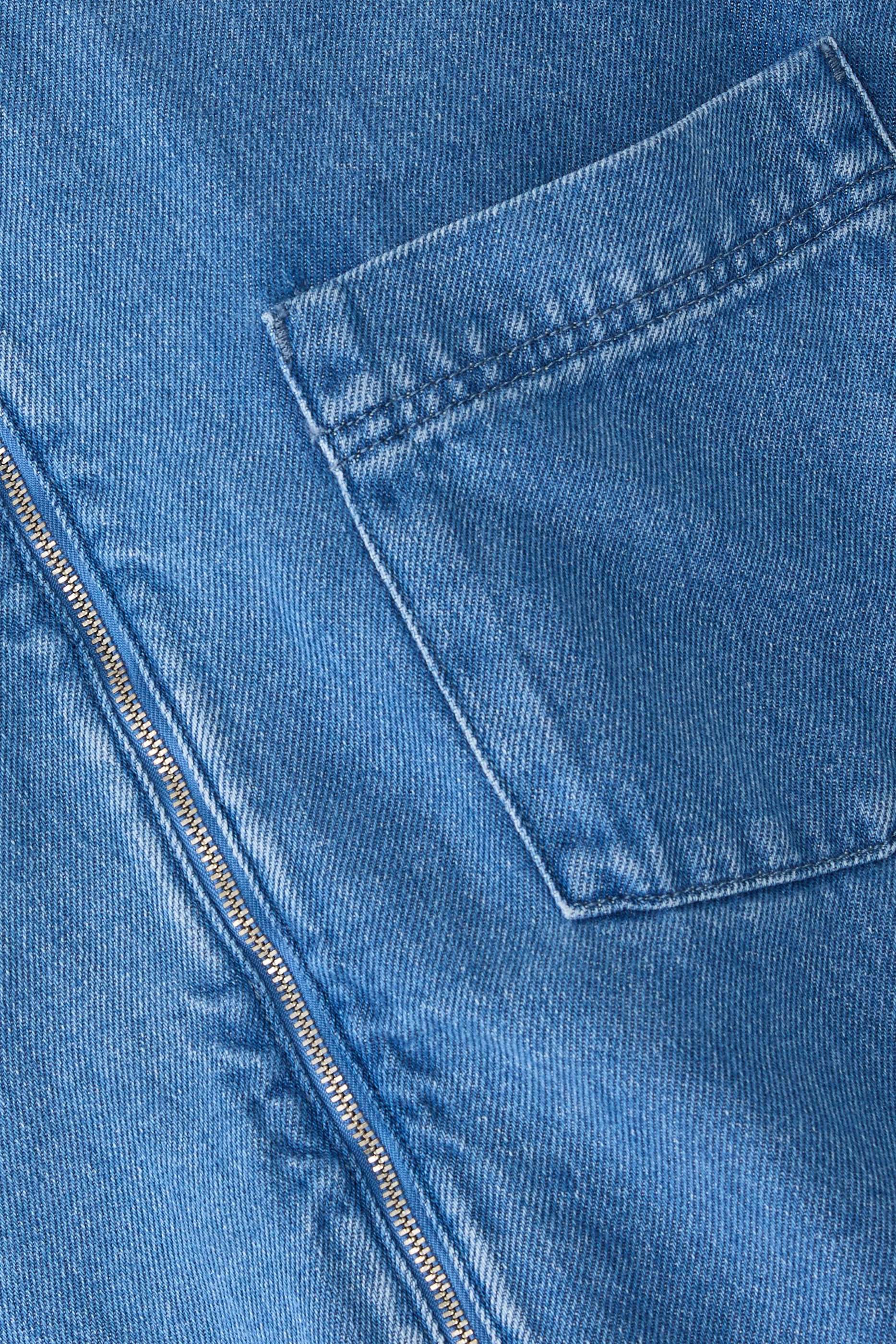 Zayne Denim Zip Shirt