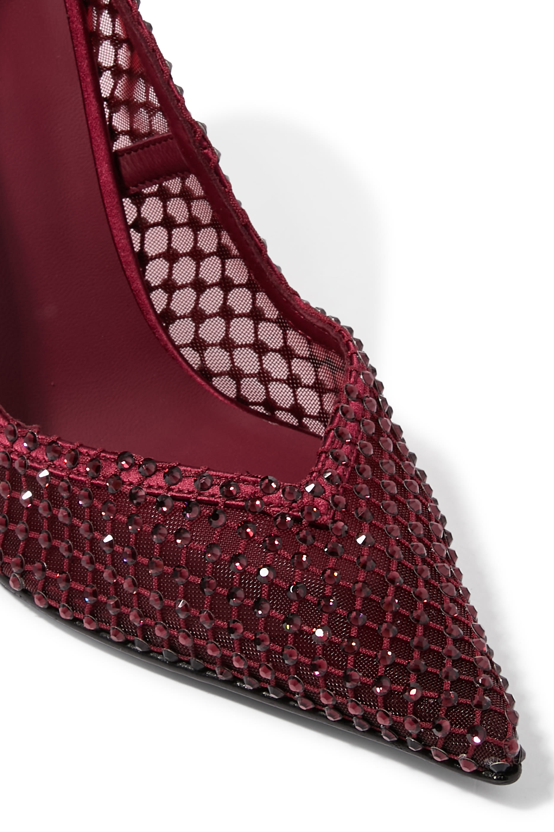 Gilda 90 Crystal-Embellished Pumps