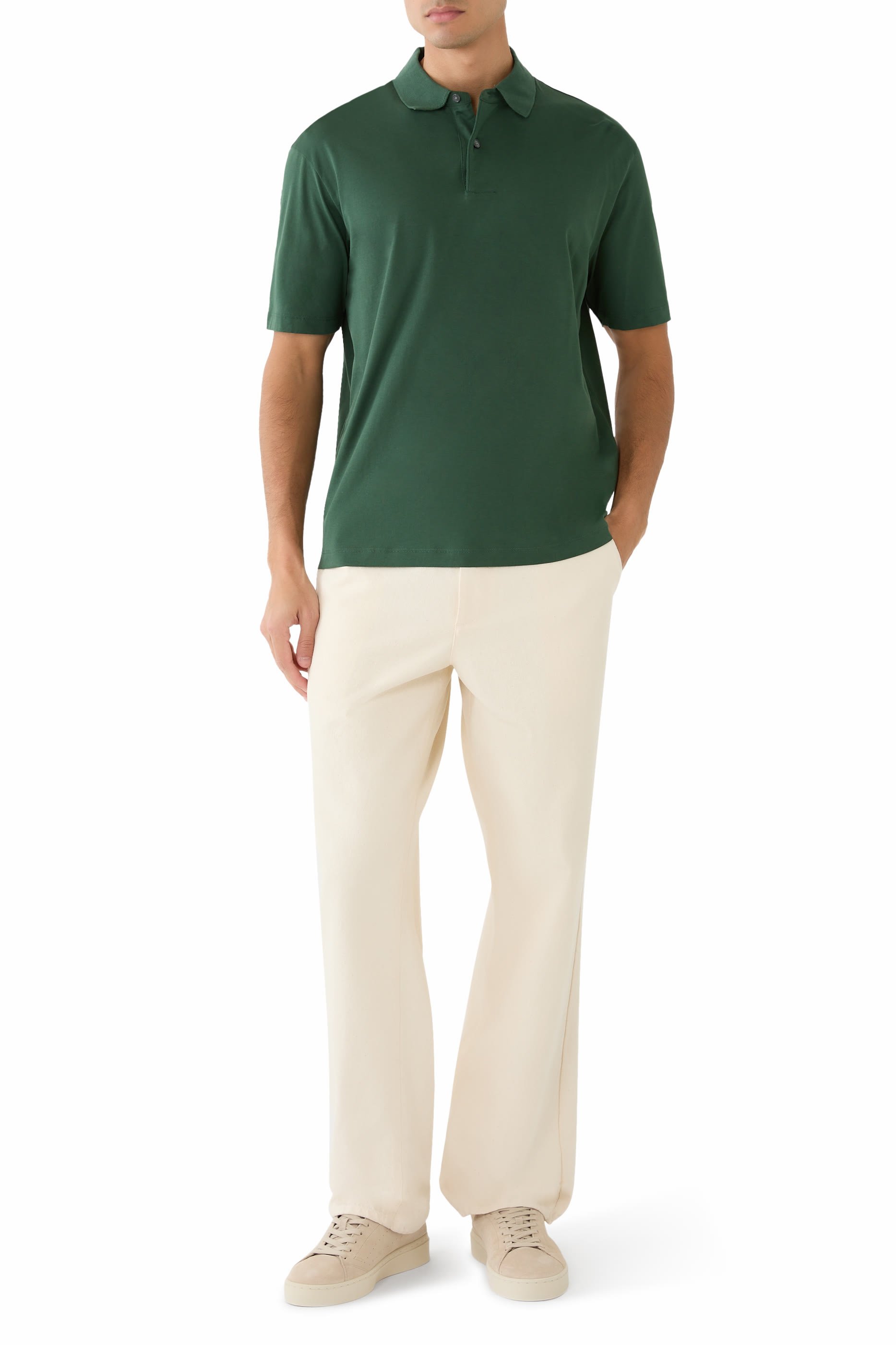 Micro Eagle Logo Polo Shirt