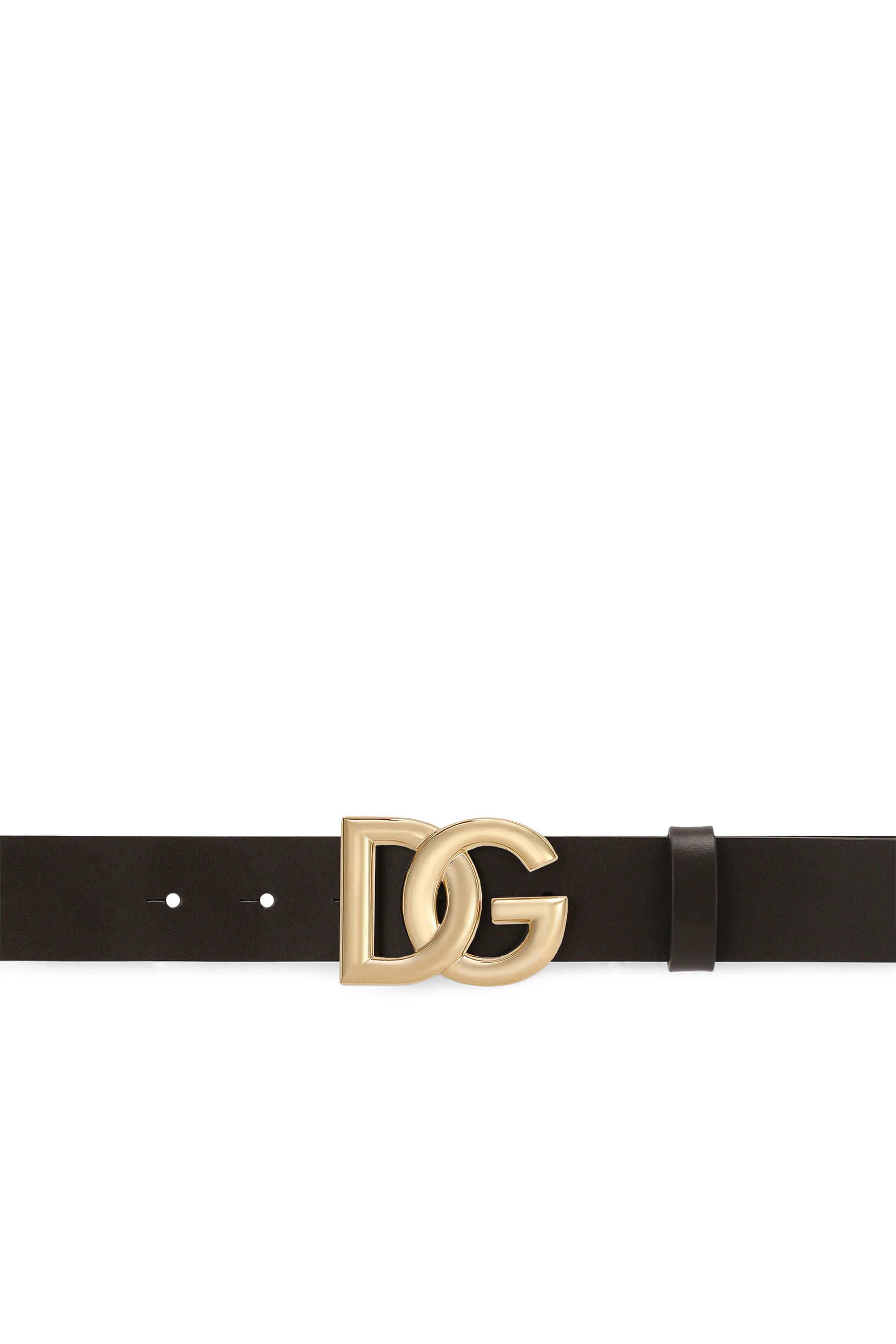 Crossover DG Logo Buckle Lux Leather Belt