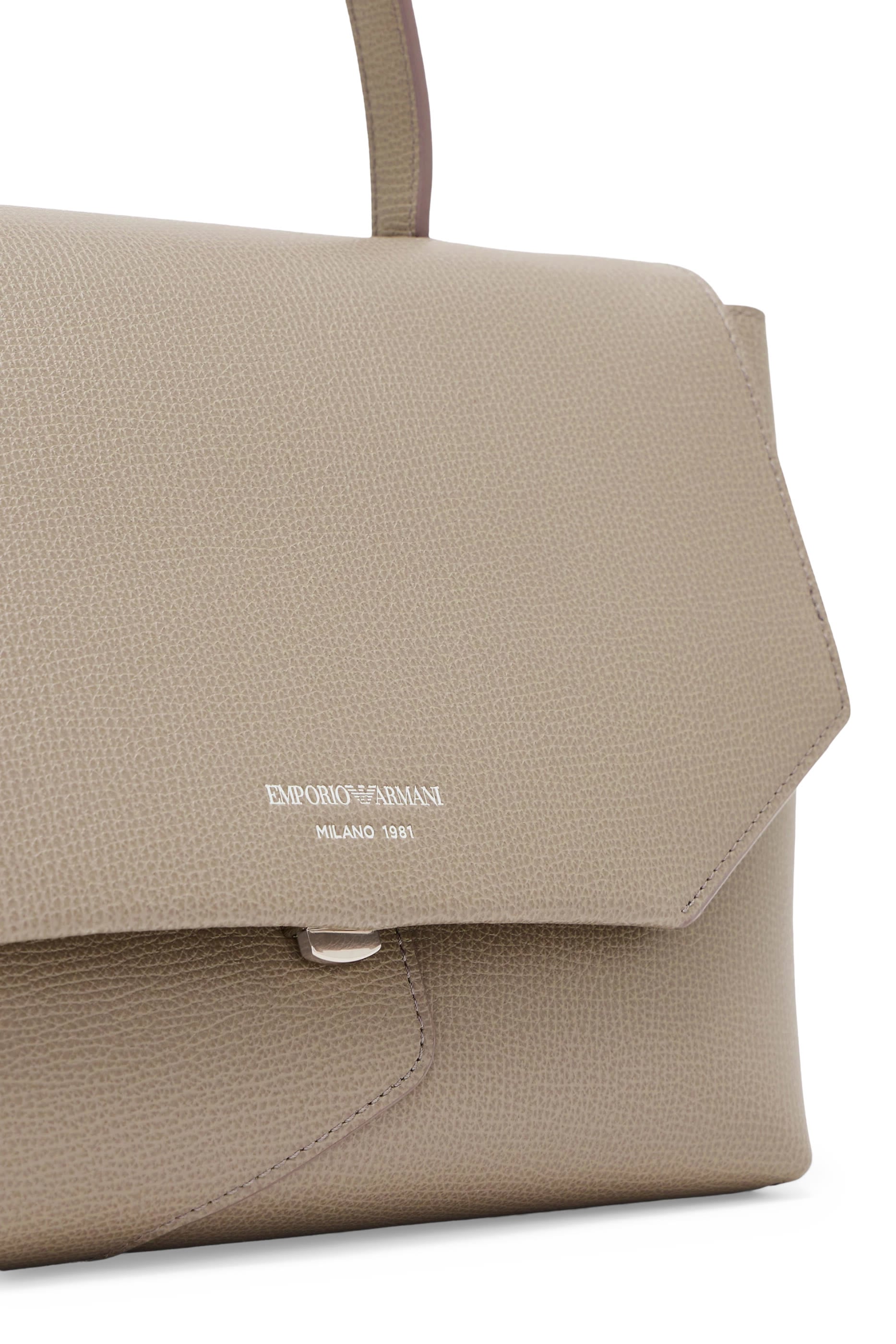1981 Top-Handle Bag in Pebbled Leather
