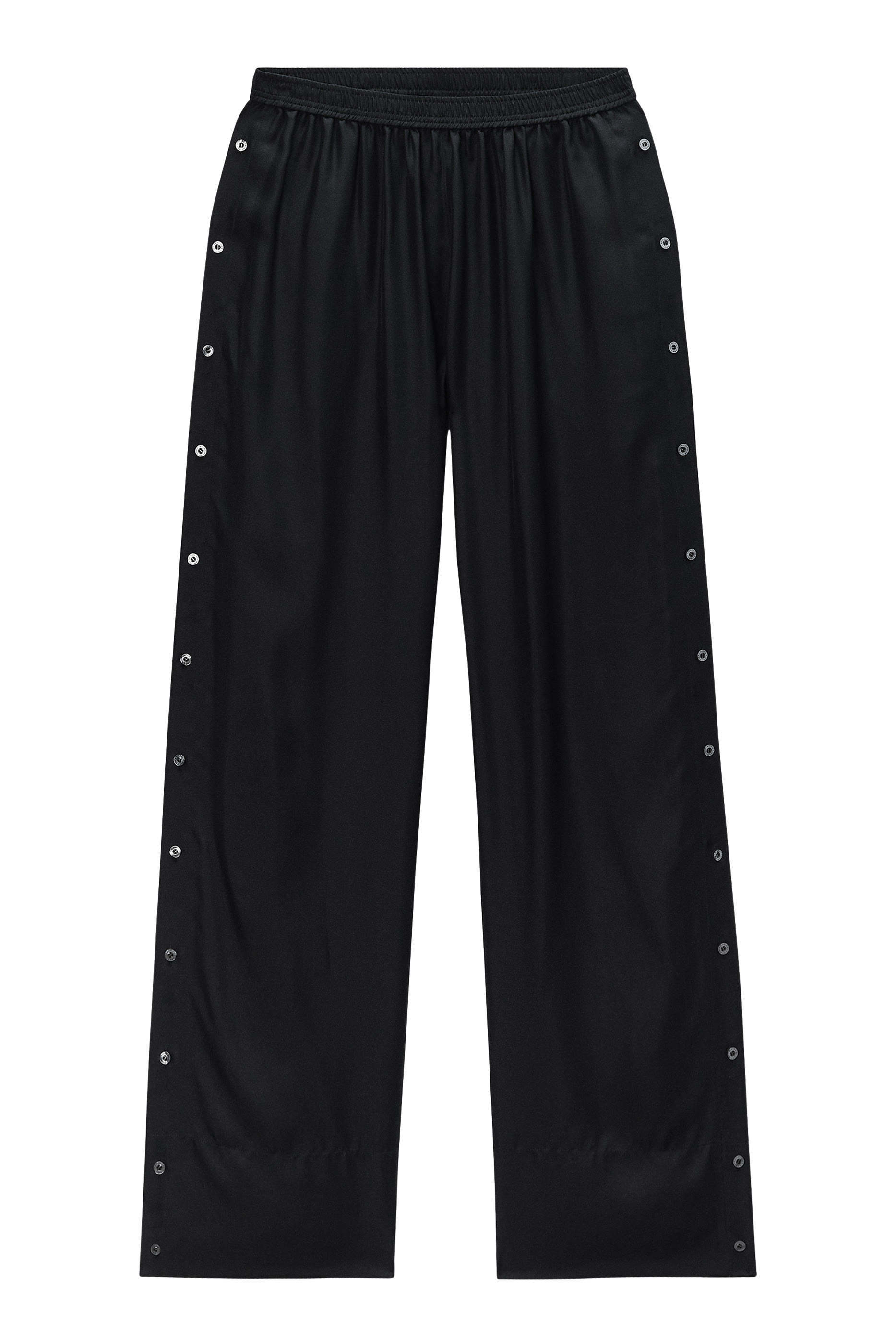 Heavy Silk Side Placket Pants