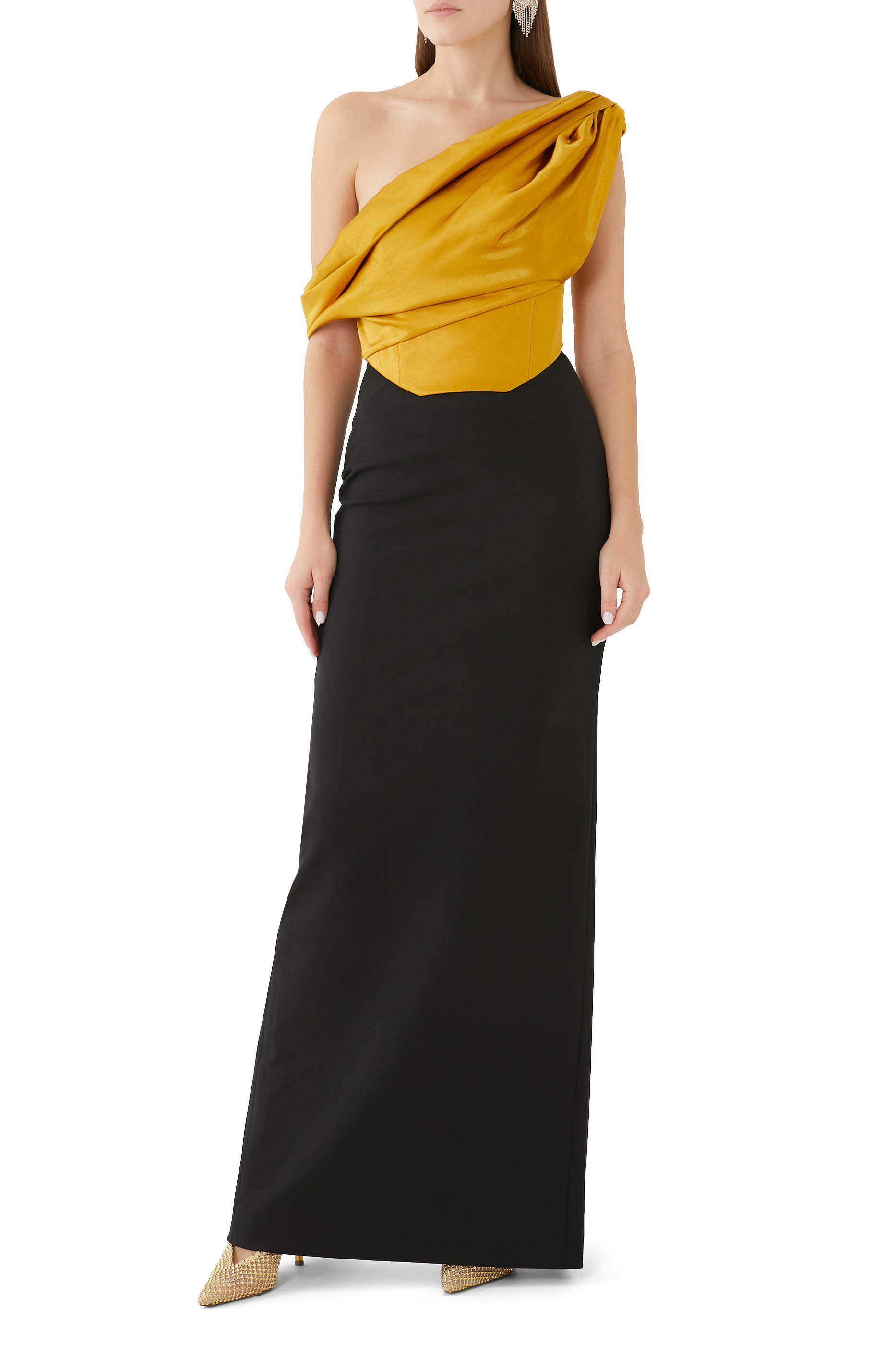 Kara Crepe Maxi Dress