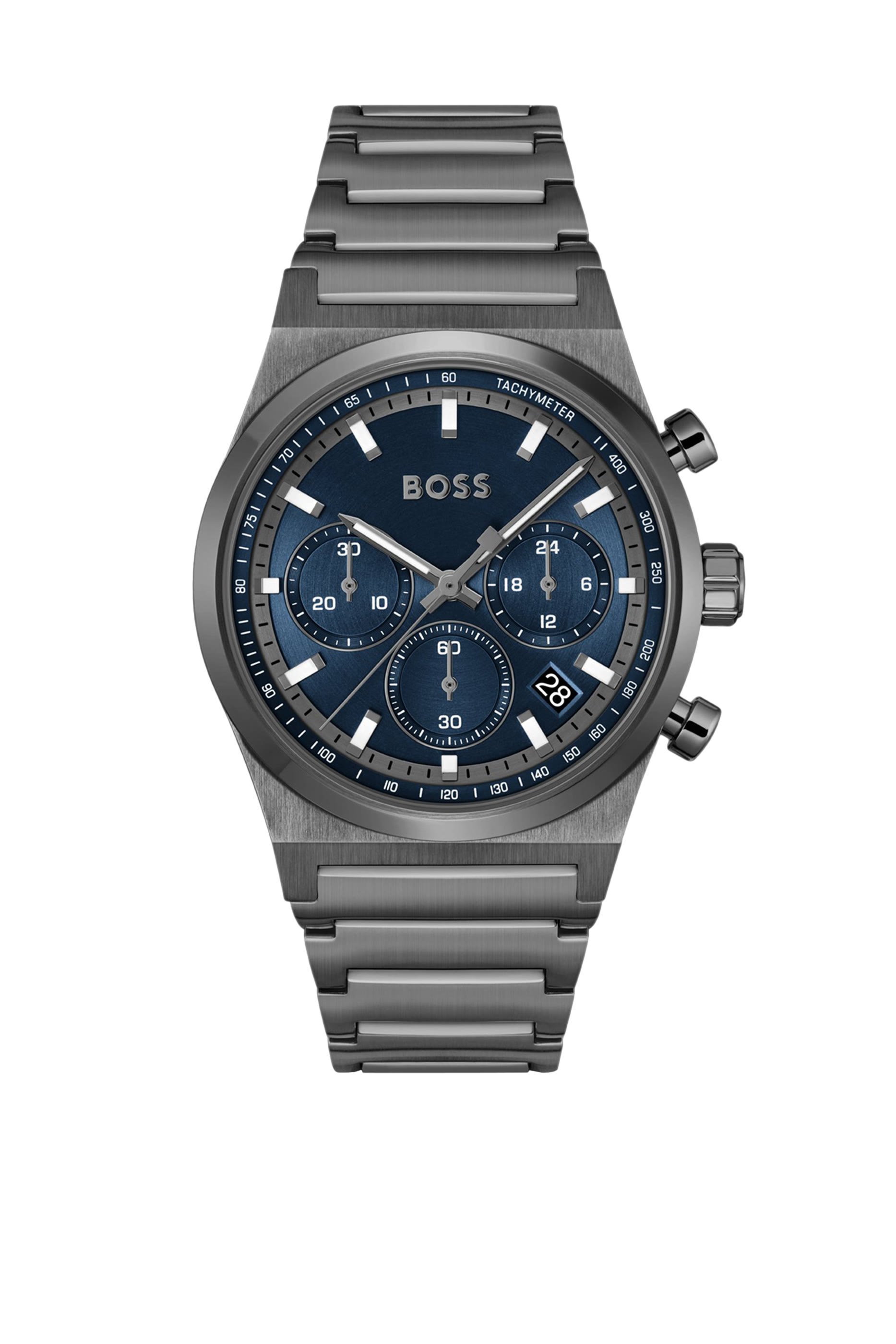 Candor Chrono Grey-plated Chronograph Watch