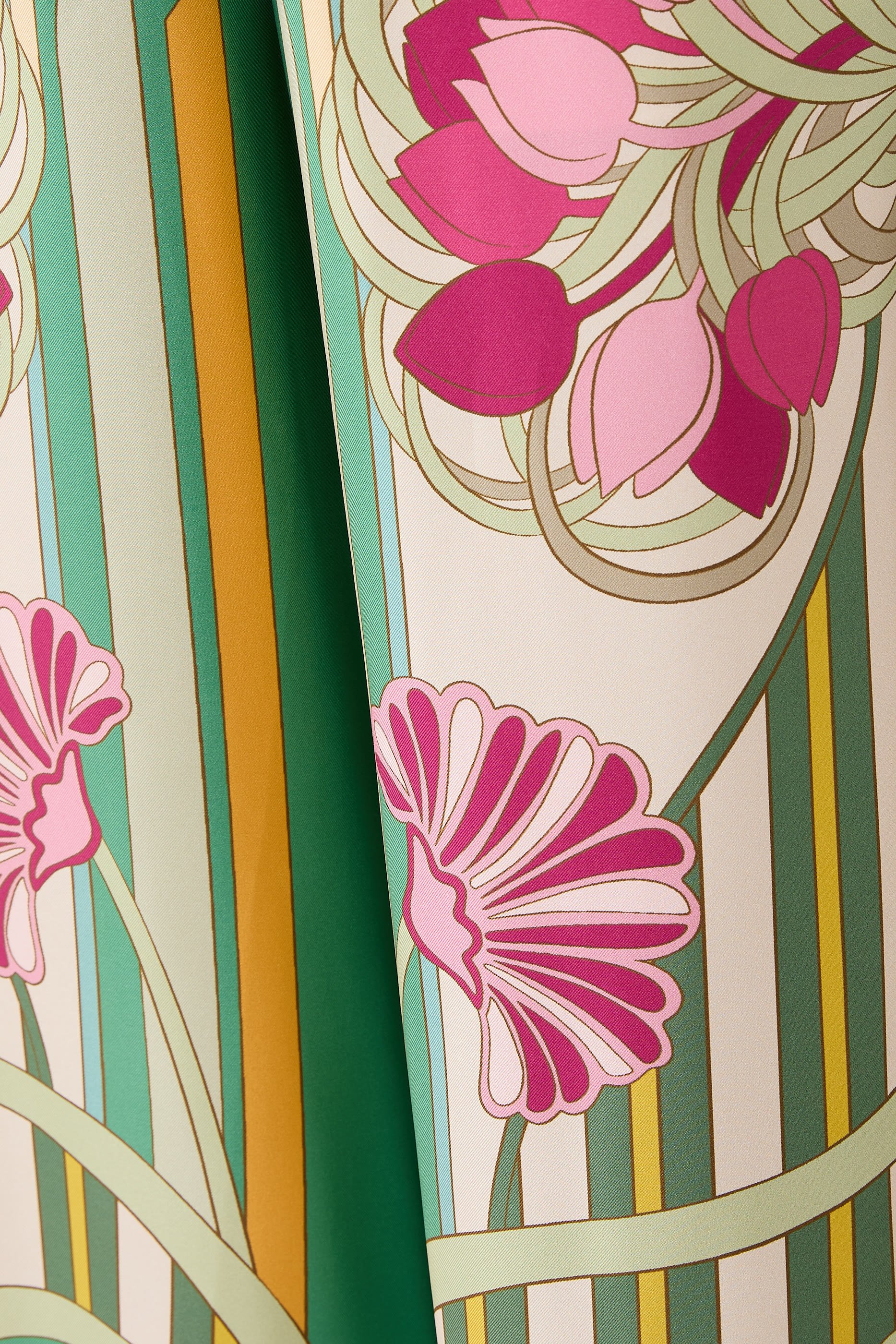 Floral Striped Trousers