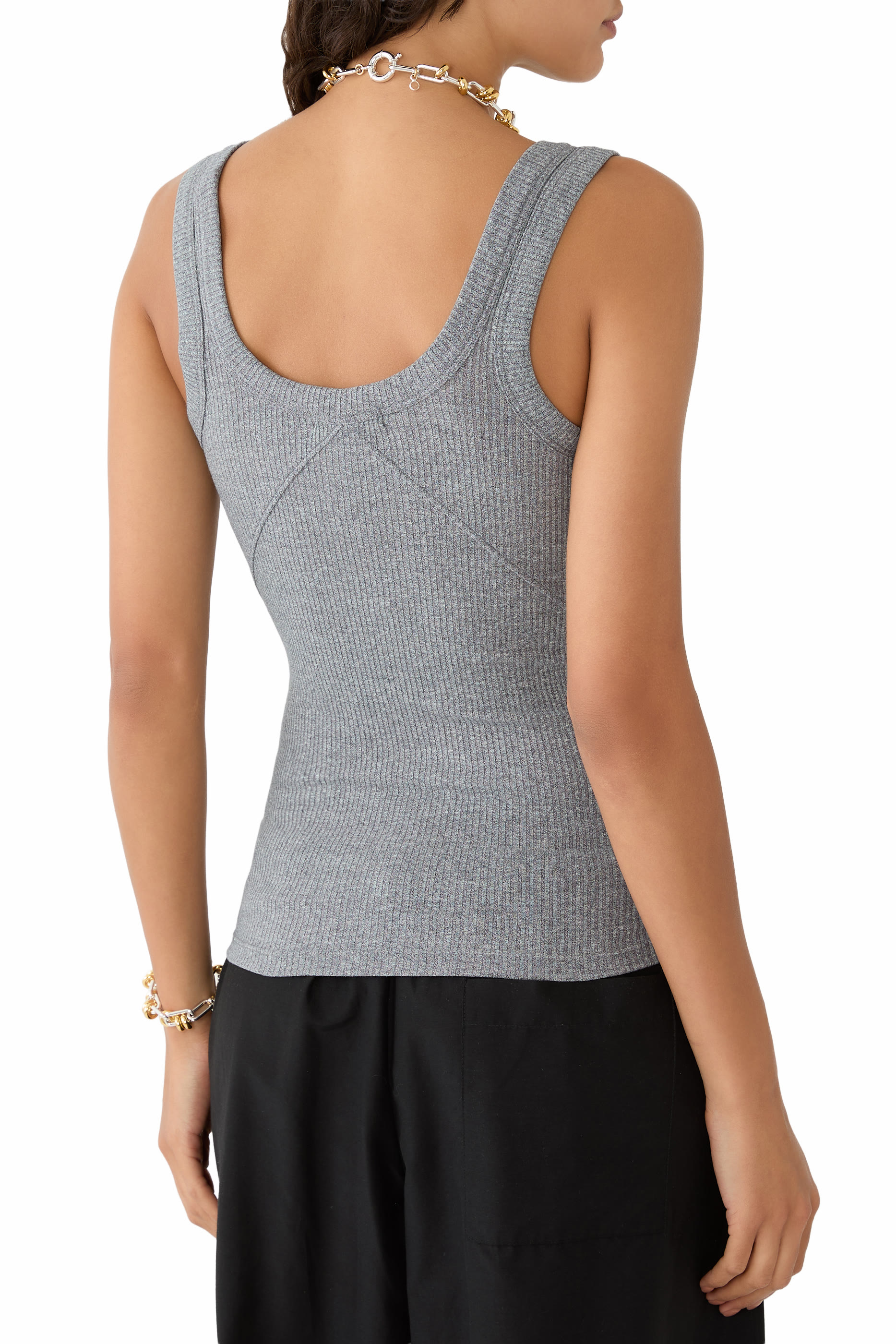 The Essential Ribbed U-Neck Tank