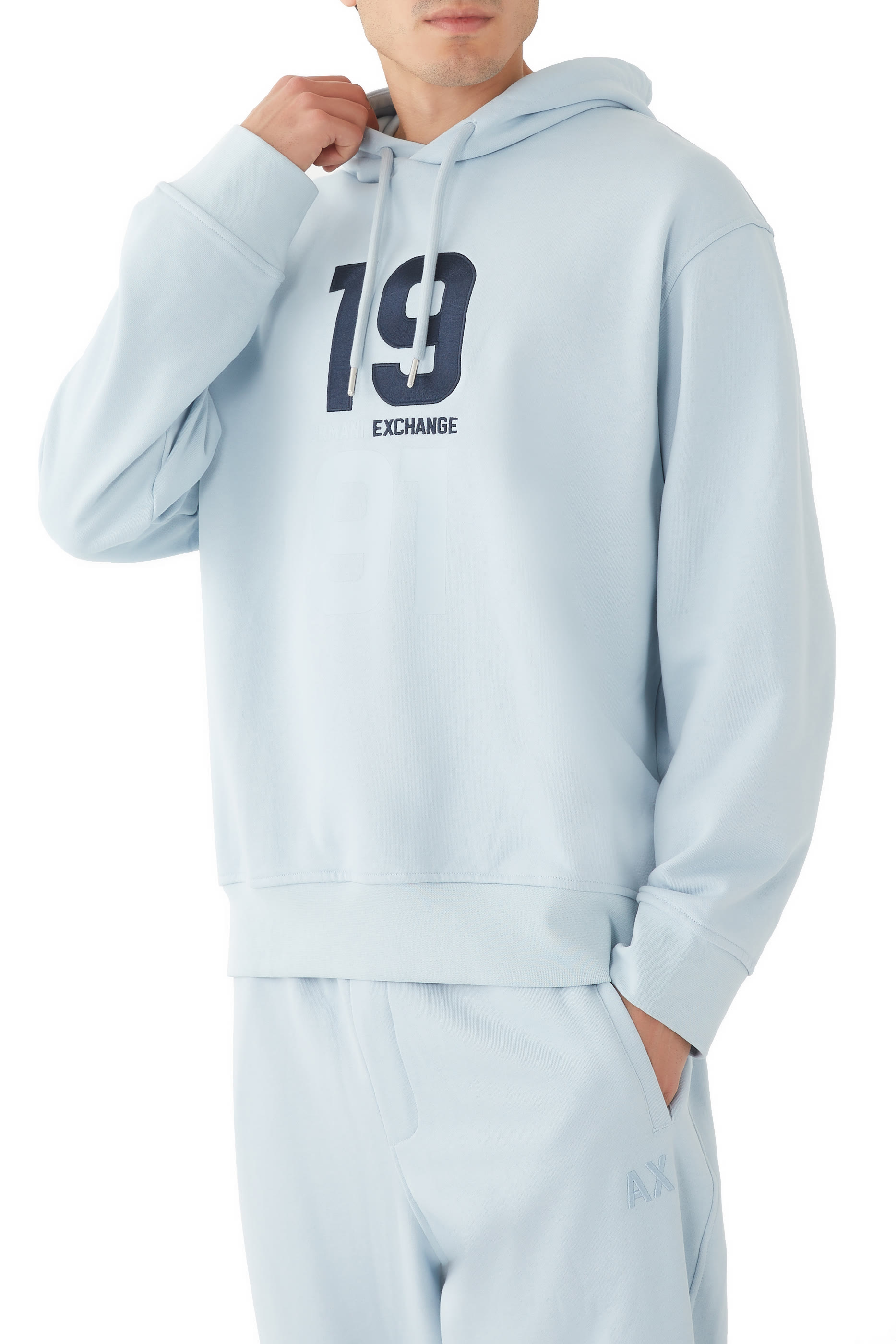 Aqua Hooded Sweatshirt