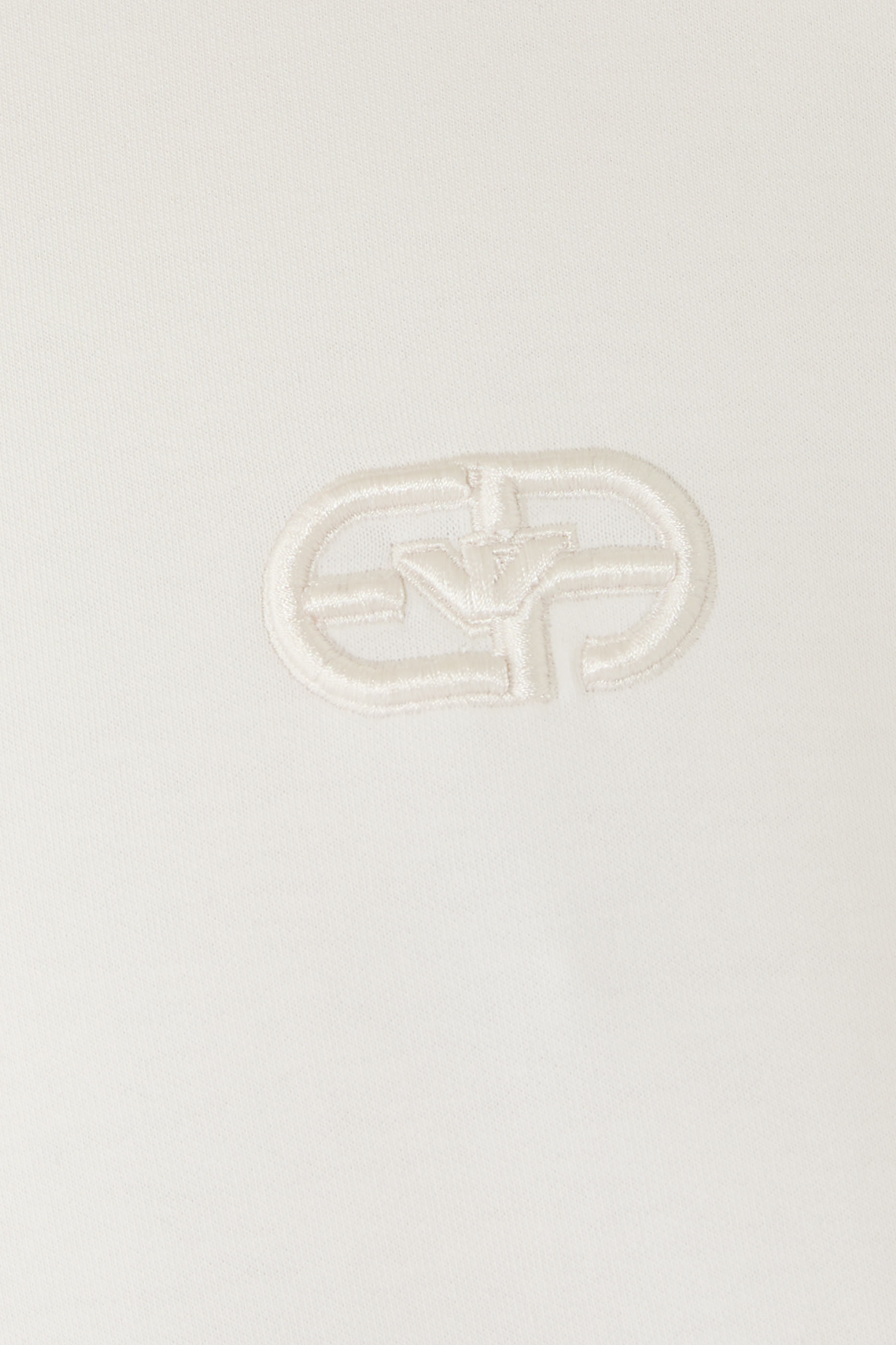 Embossed EA Logo Double-Jersey Sweatshirt