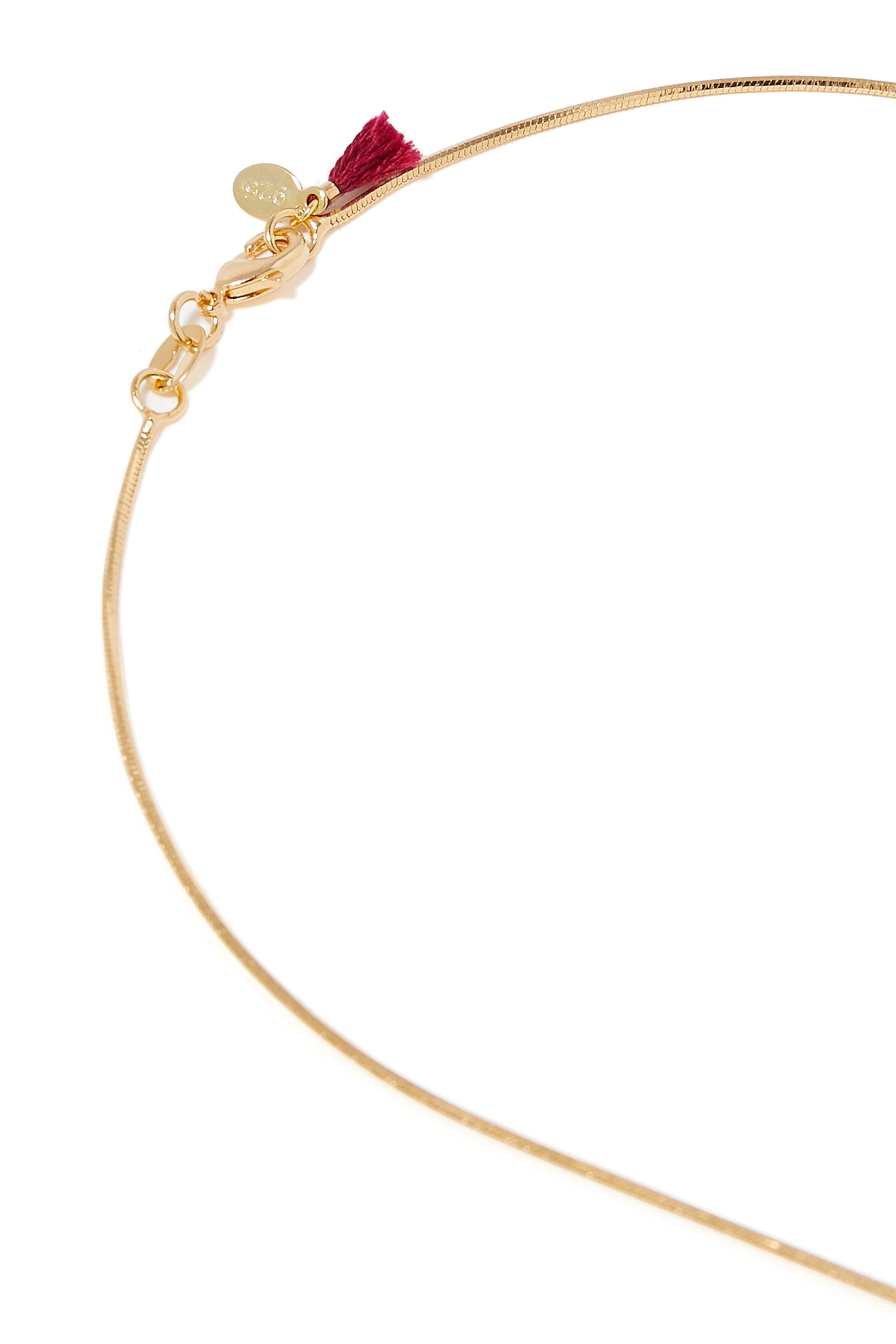 Petite Lady Necklace, 14k Vermeil Gold & Sterling Silver