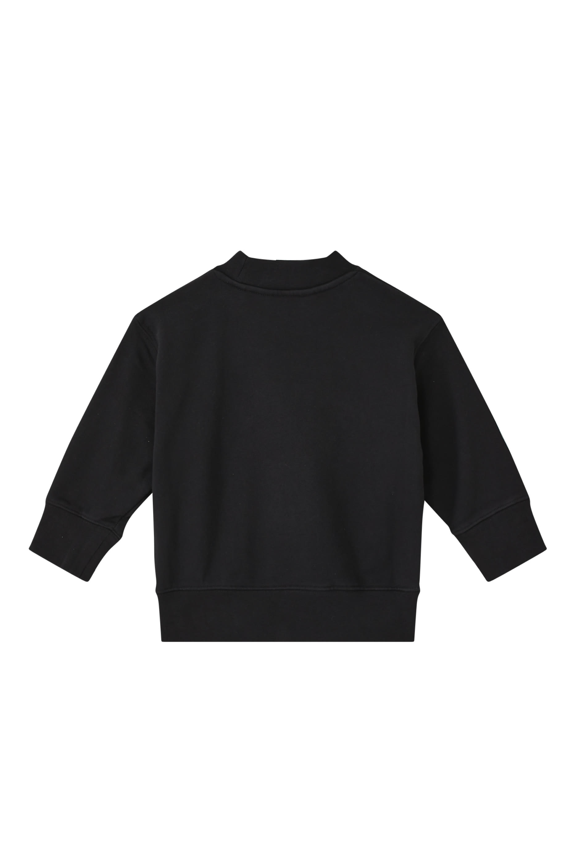 Curved Logo Crewneck Sweatshirt