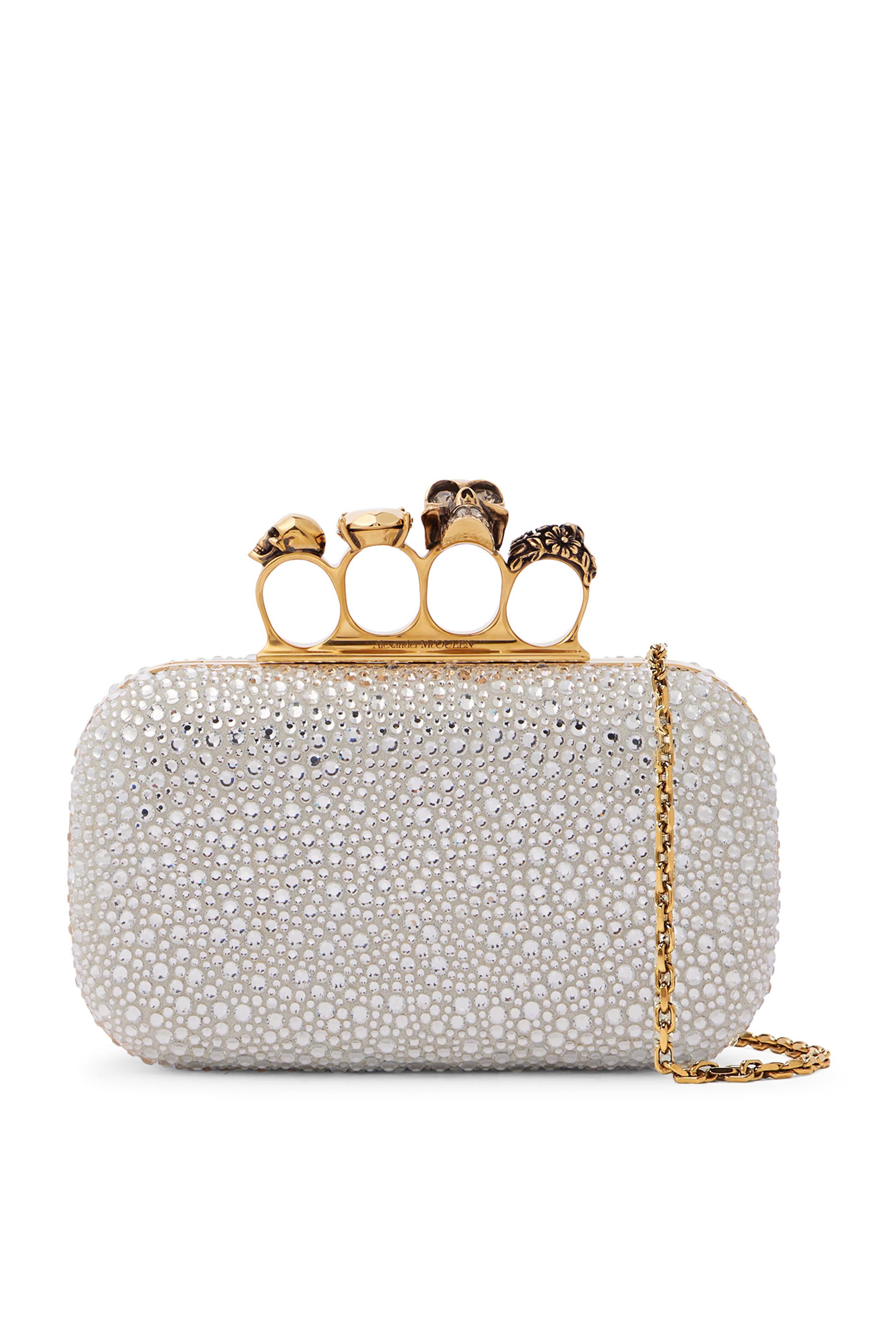 Skull Four Ring Clutch Bag