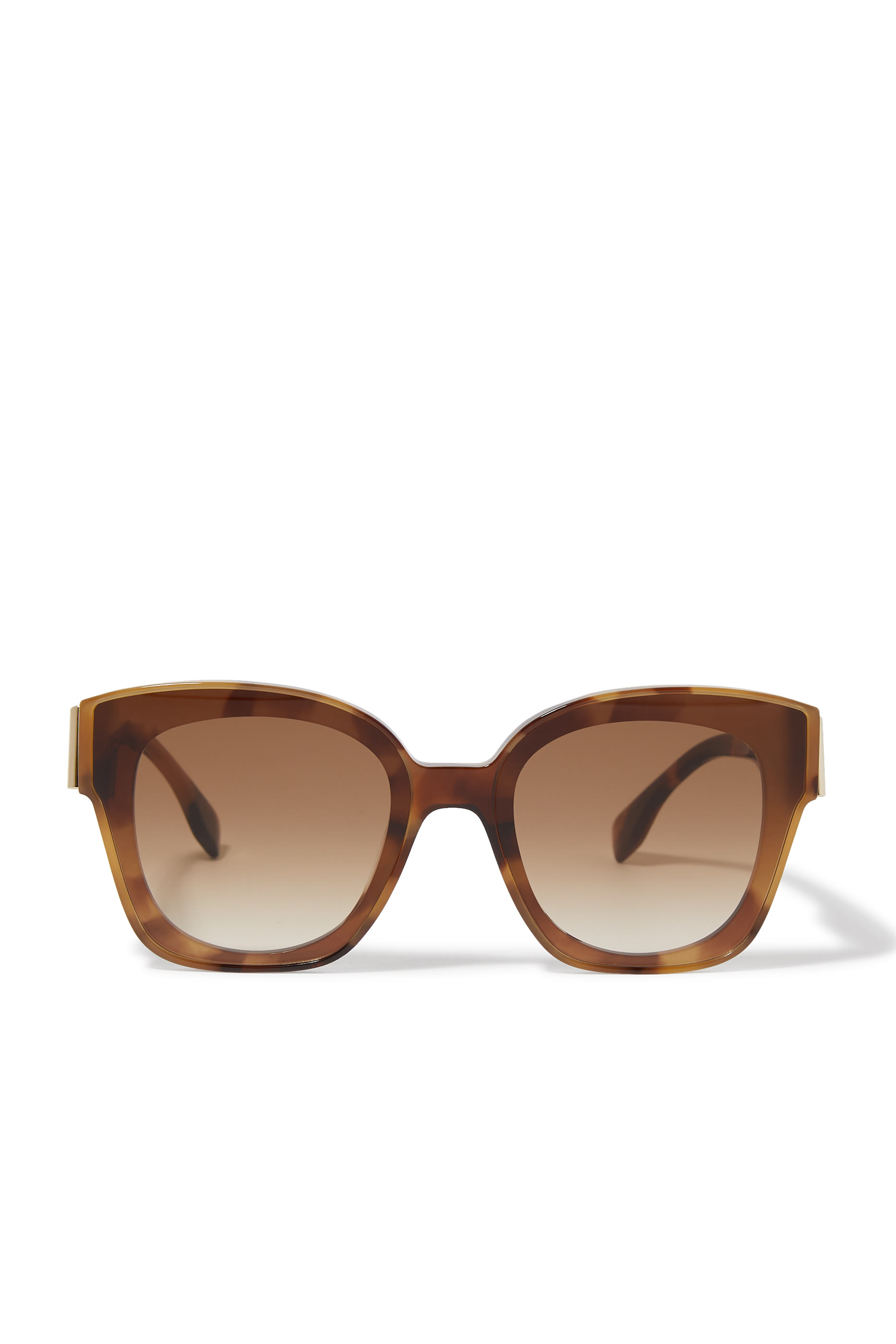 Fendi First Brown Havana Square Sunglasses