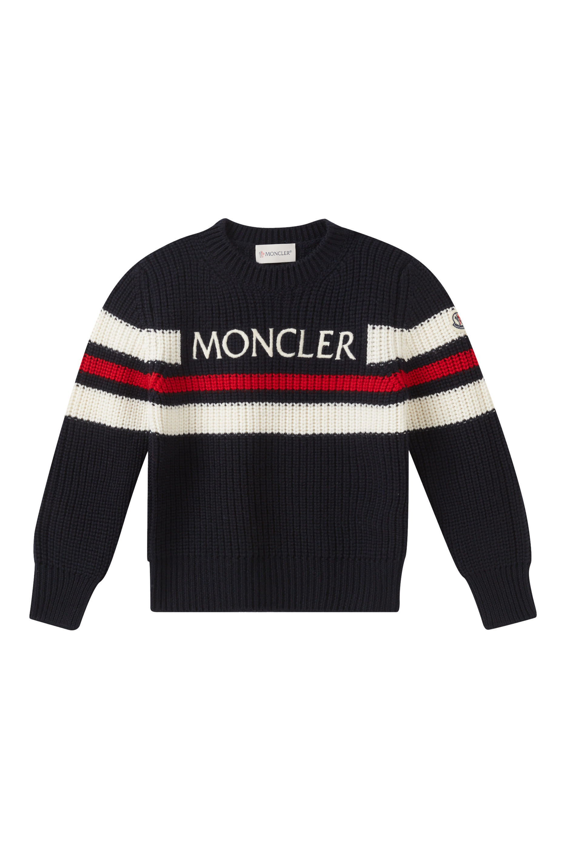 Kids Tricolor Wool Jumper