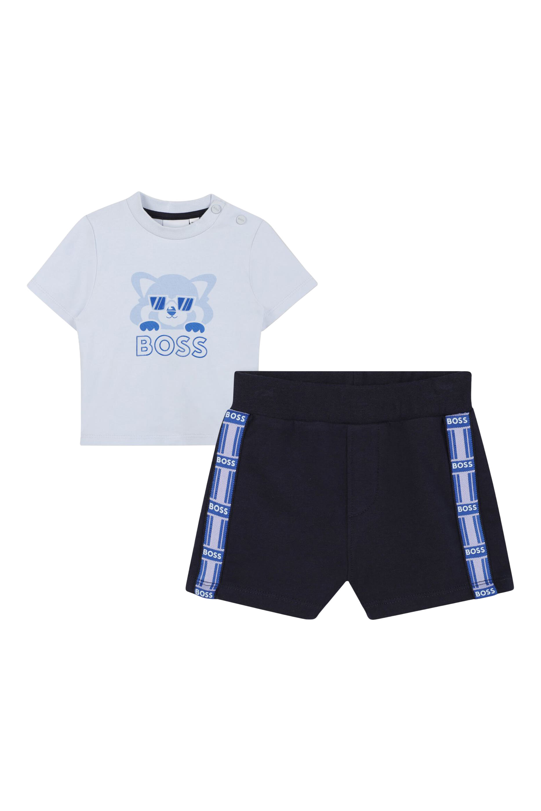 Kids Cotton T-Shirt & Shorts Set