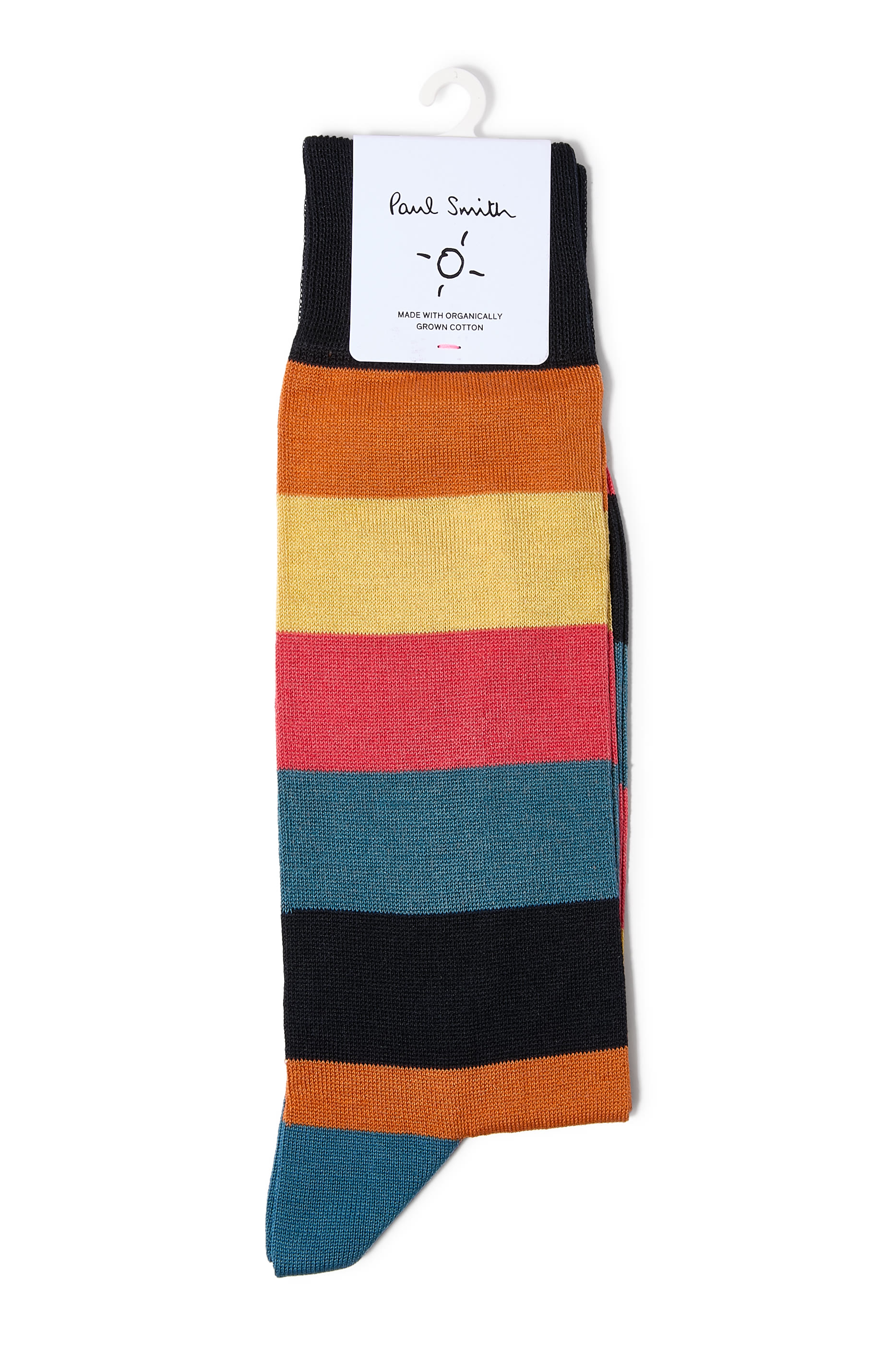 Stripe Cotton Blend Socks