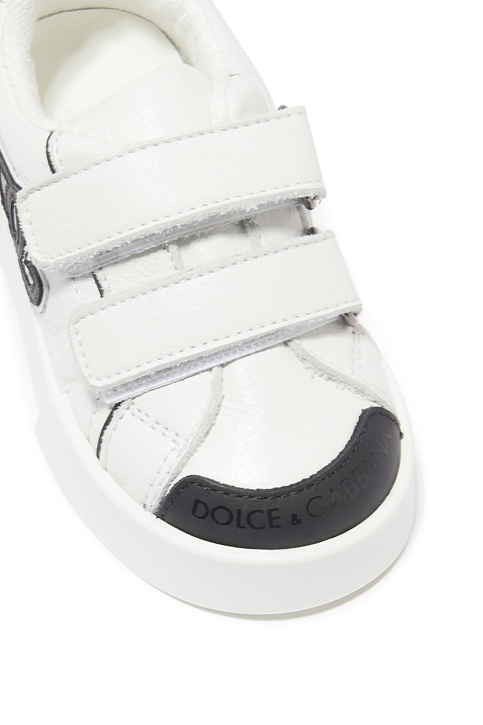 Kids Portofino Leather Low Top Sneakers