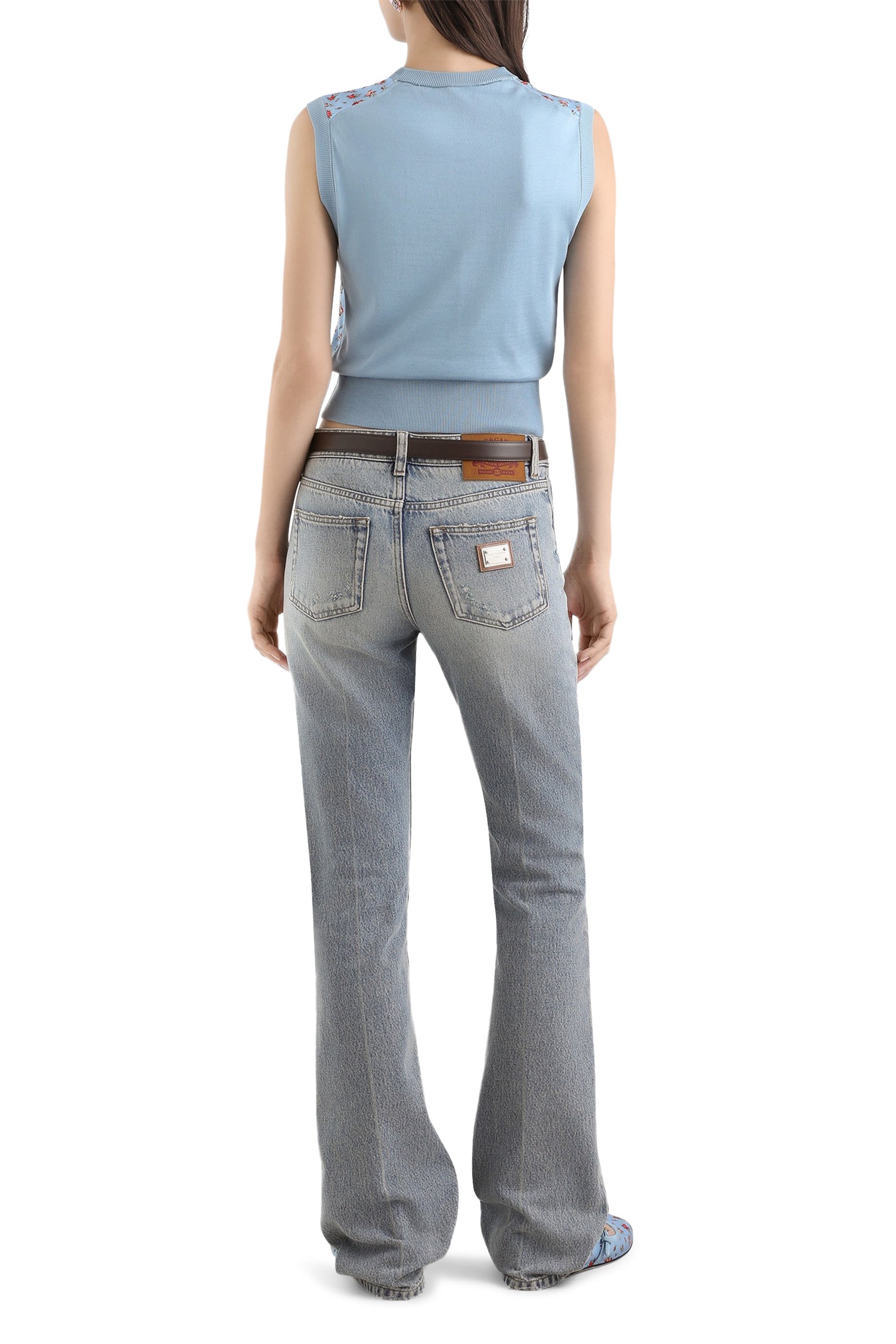 Logo Wide-Leg Jeans