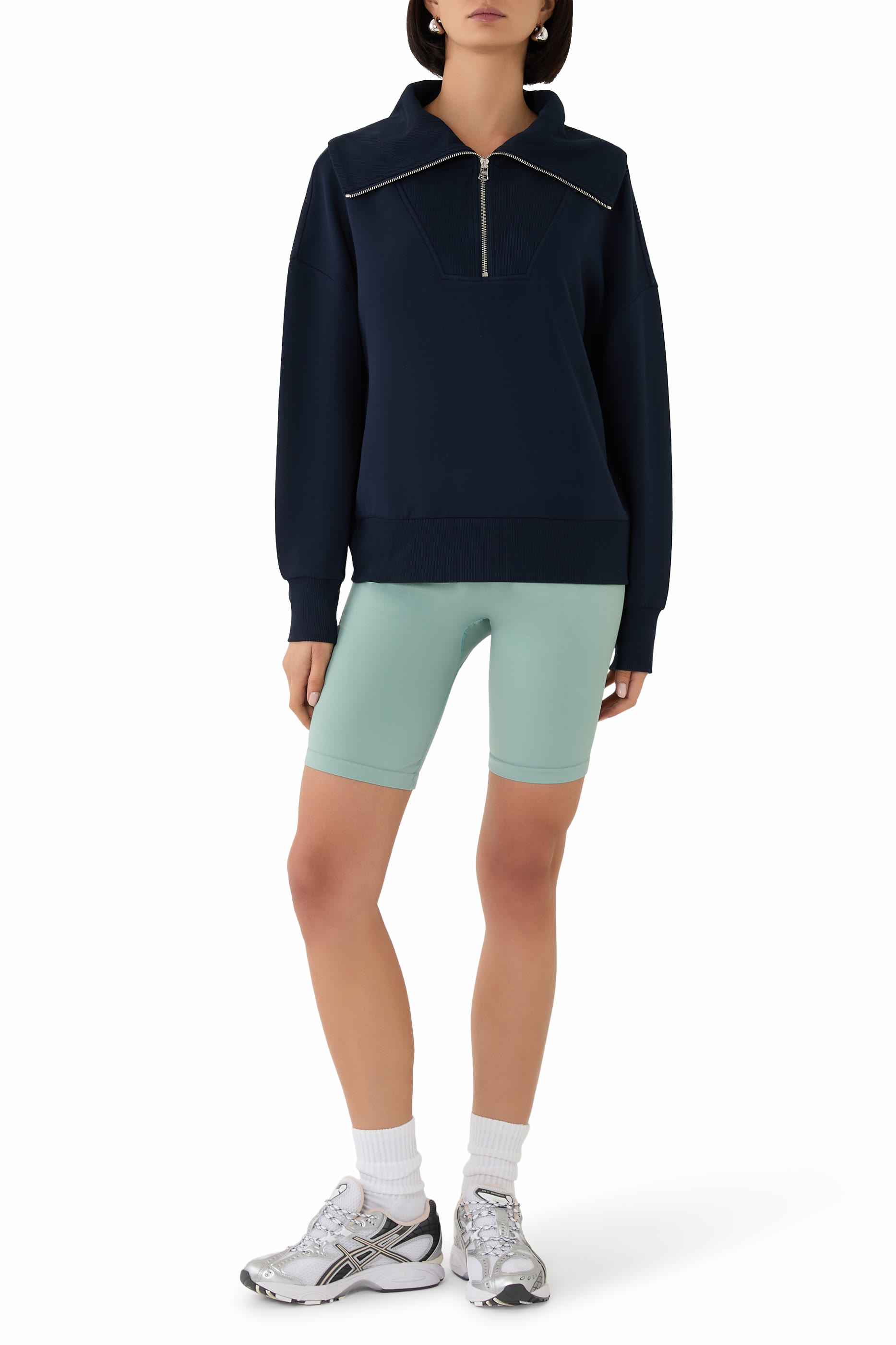 Plant-Stretch Compressive Cycle Shorts