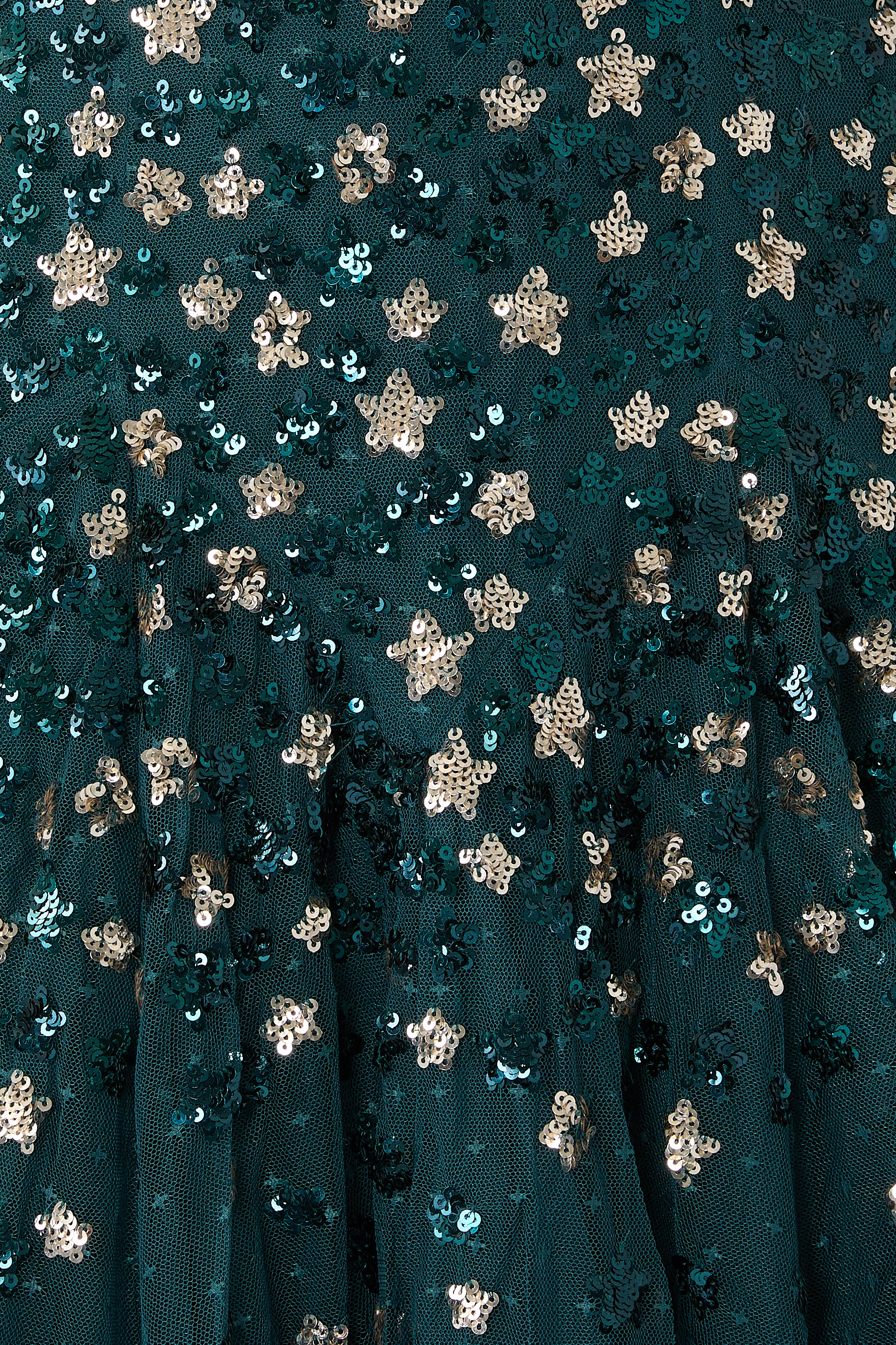 Starry Nights Round Neck Gown