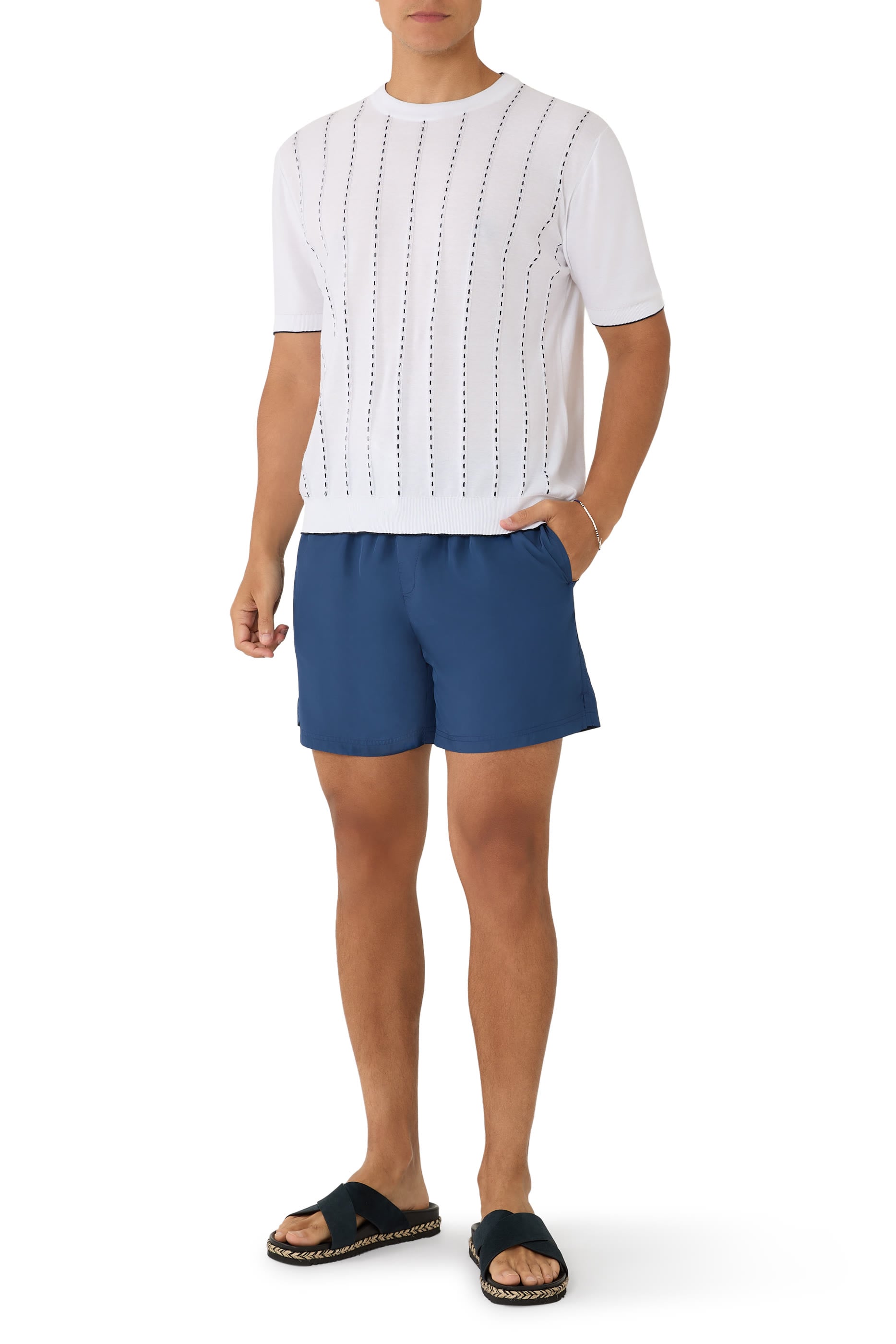 Solid Swim Shorts