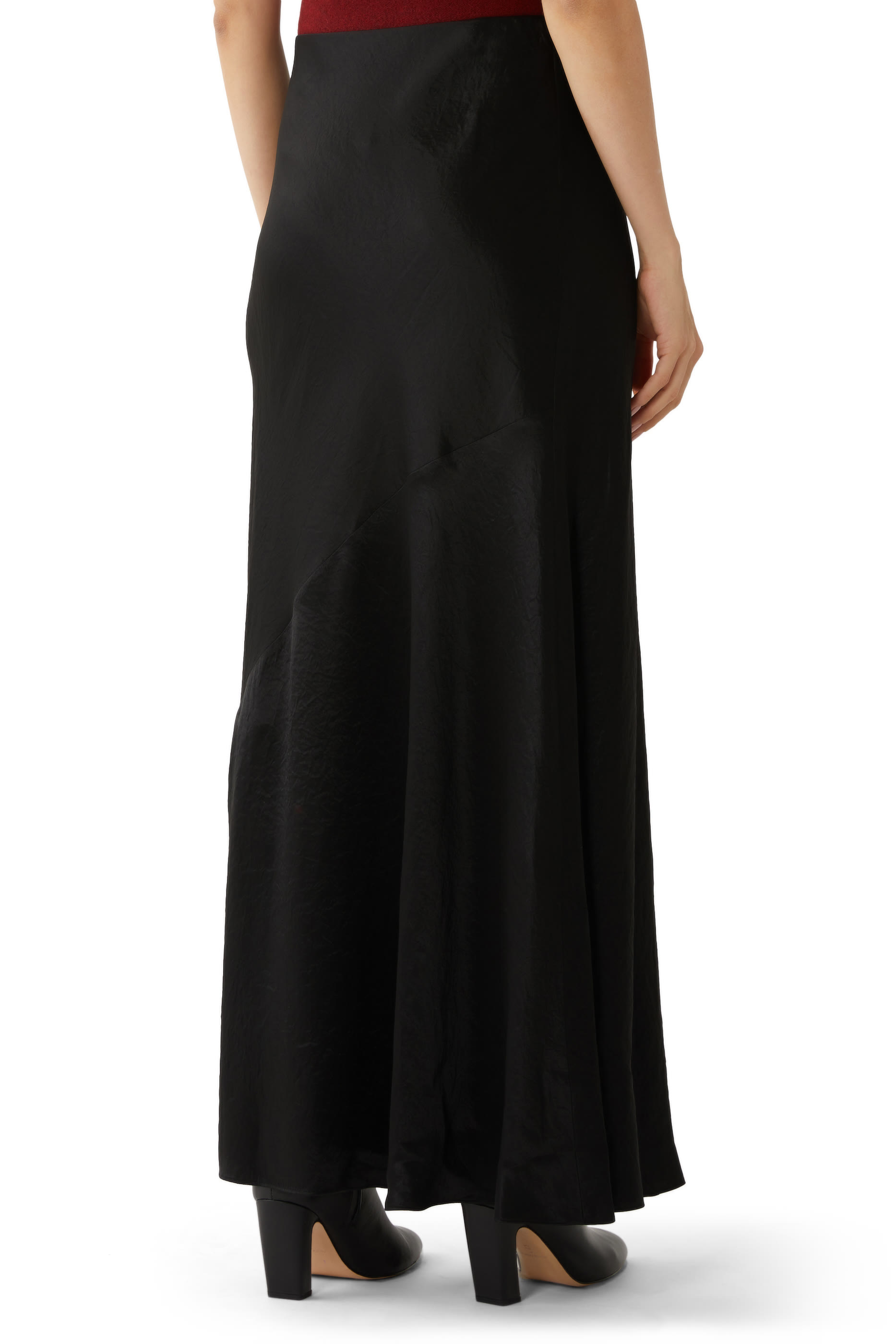 Satin Maxi Skirt