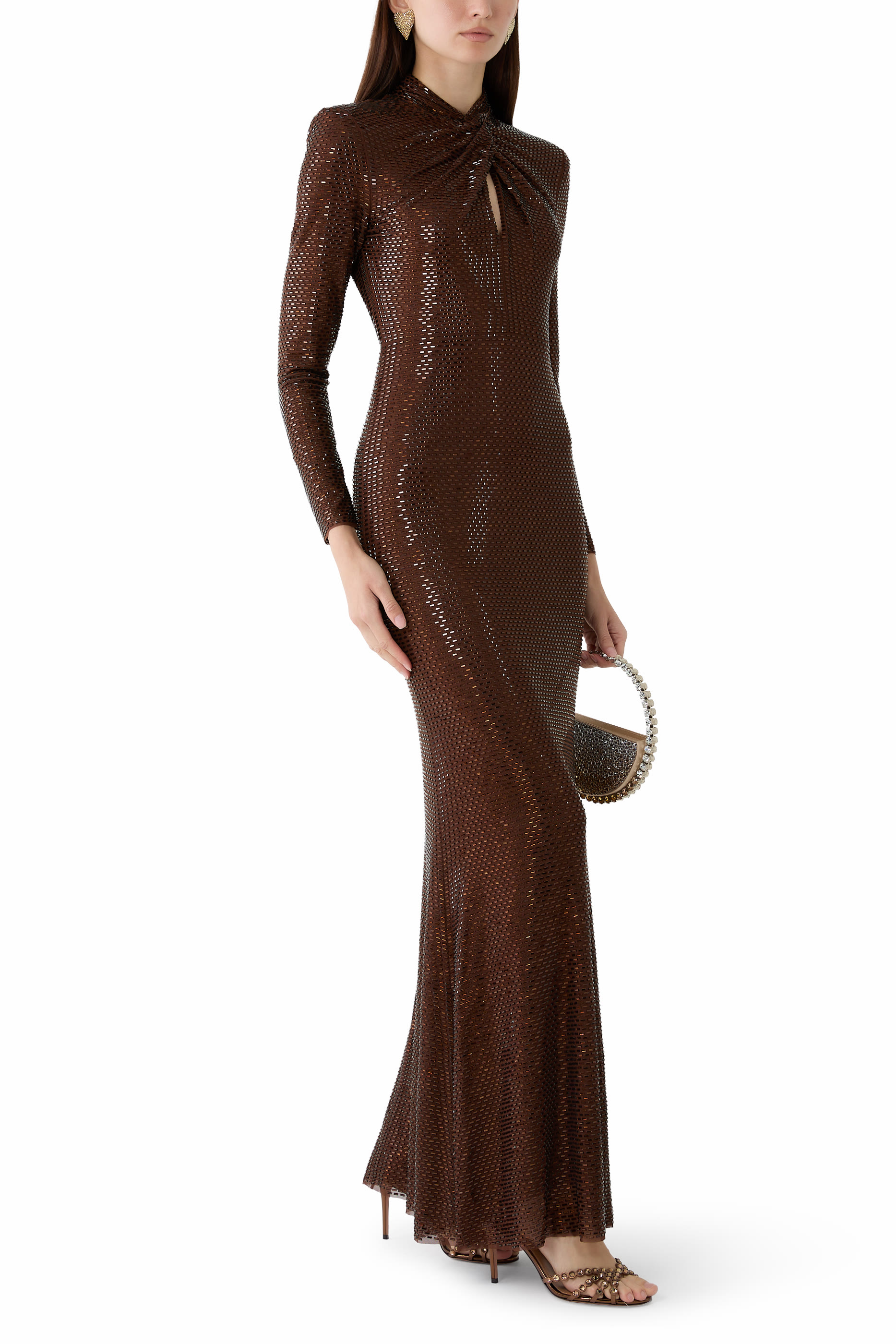 Rhinestone Maxi Dress