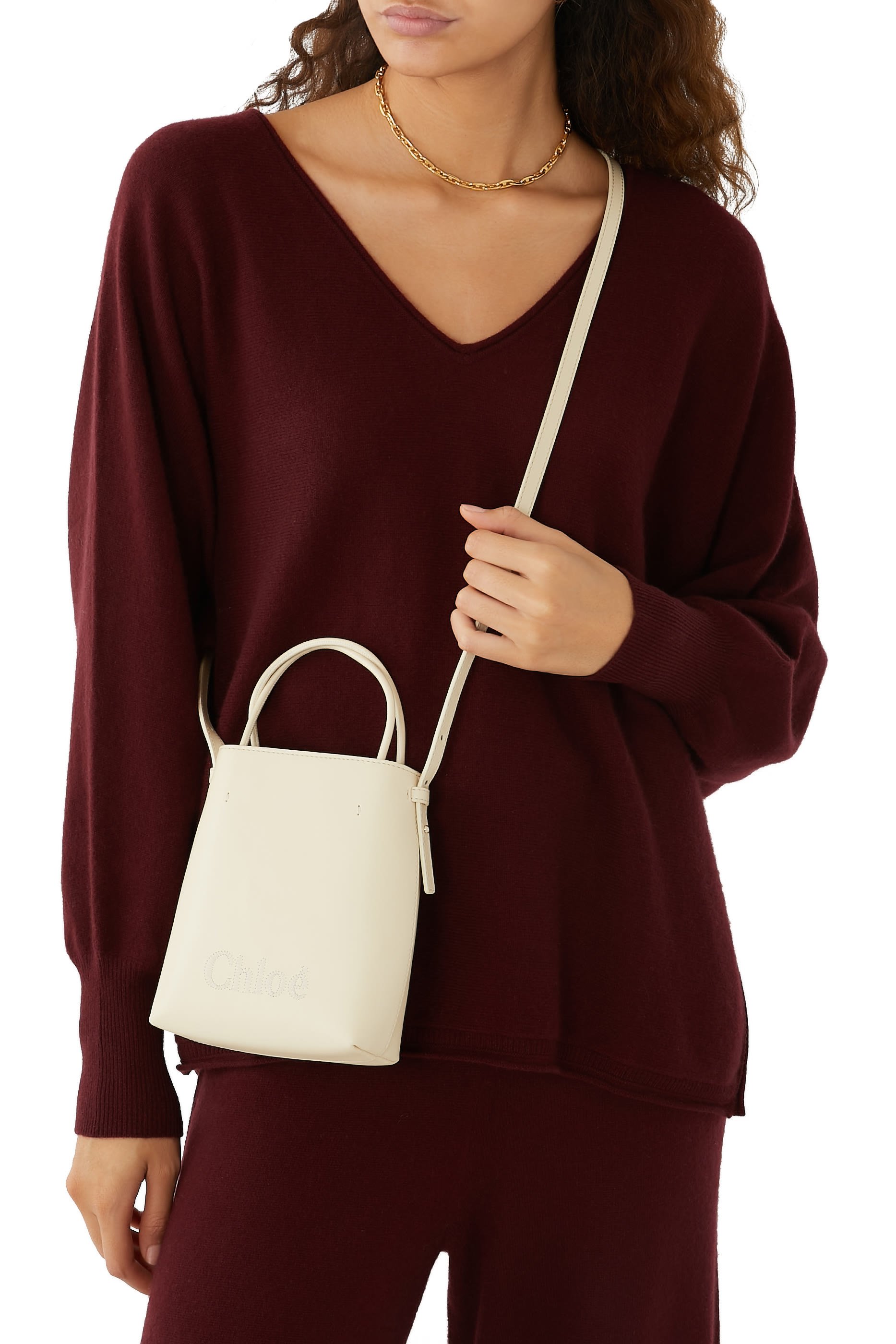 Sense Stitched Logo Mini Bag