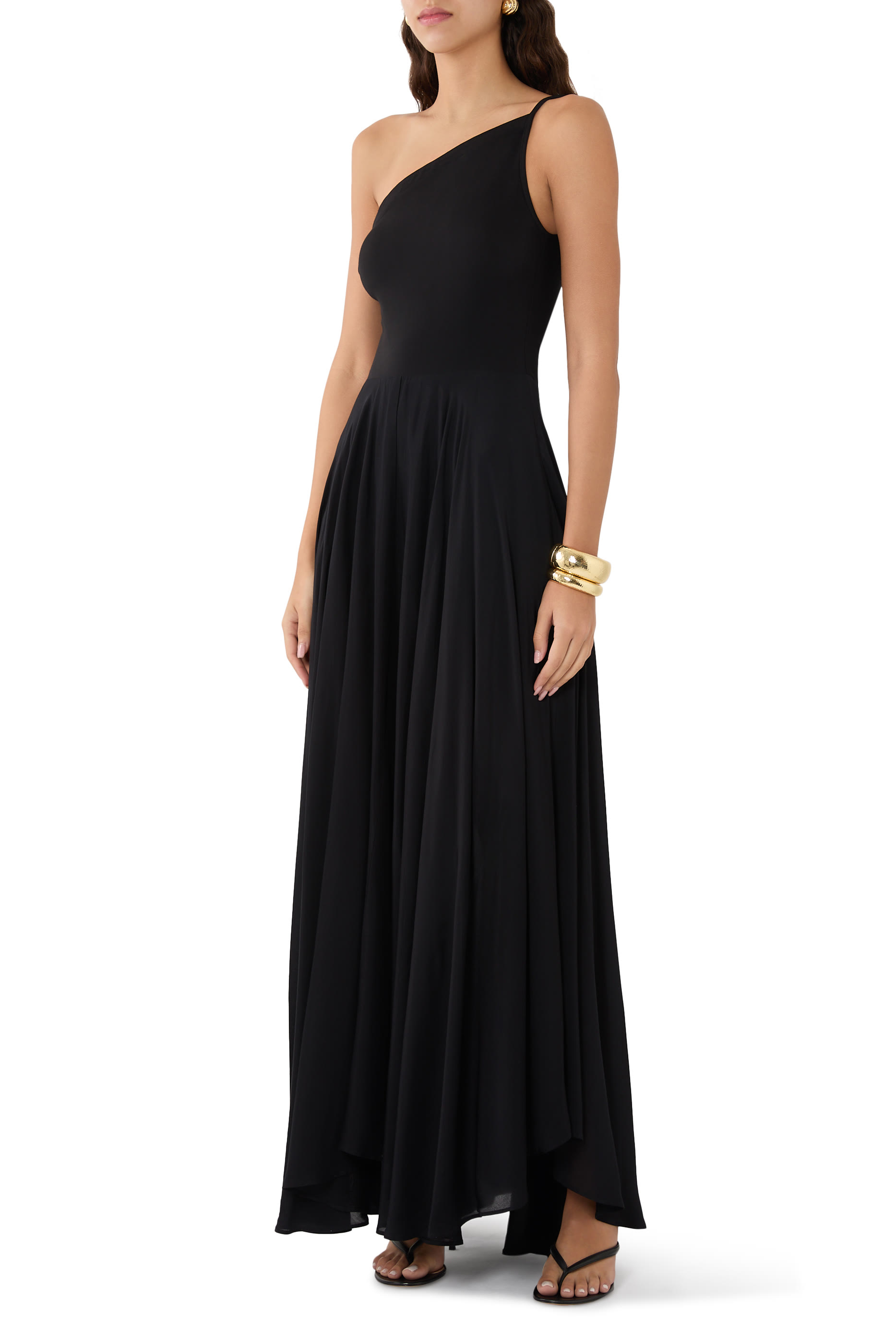 Cremona One Shoulder Maxi Dress