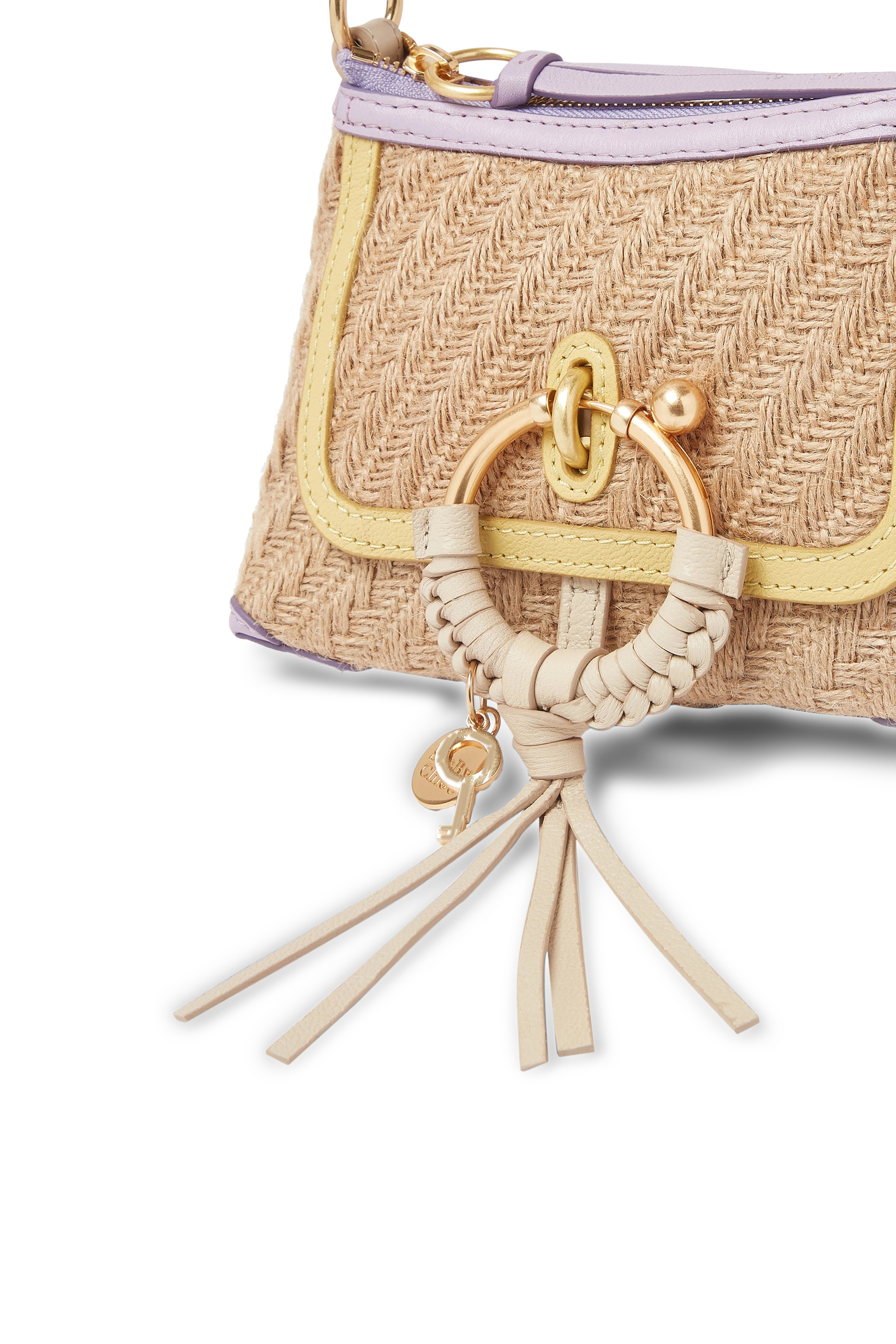 Joan Straw Mini Shoulder Bag