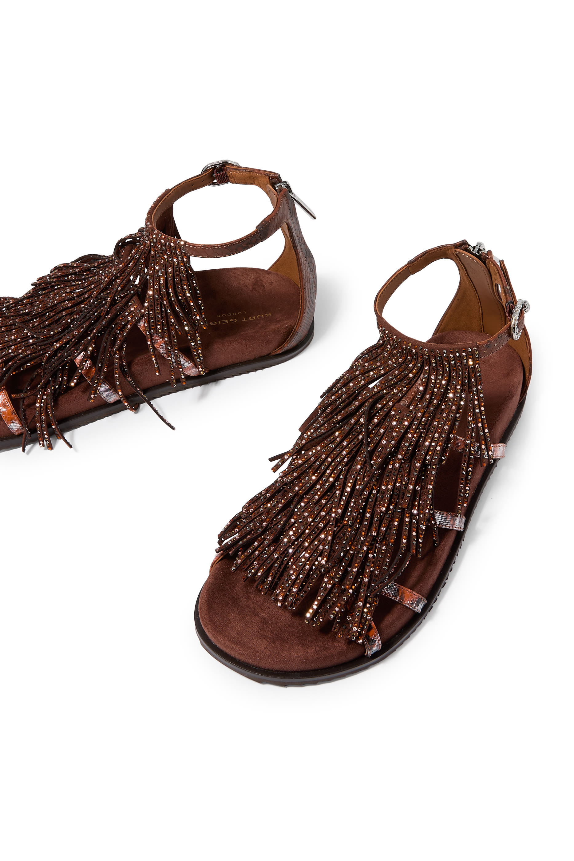 Fringe Flat Sandals