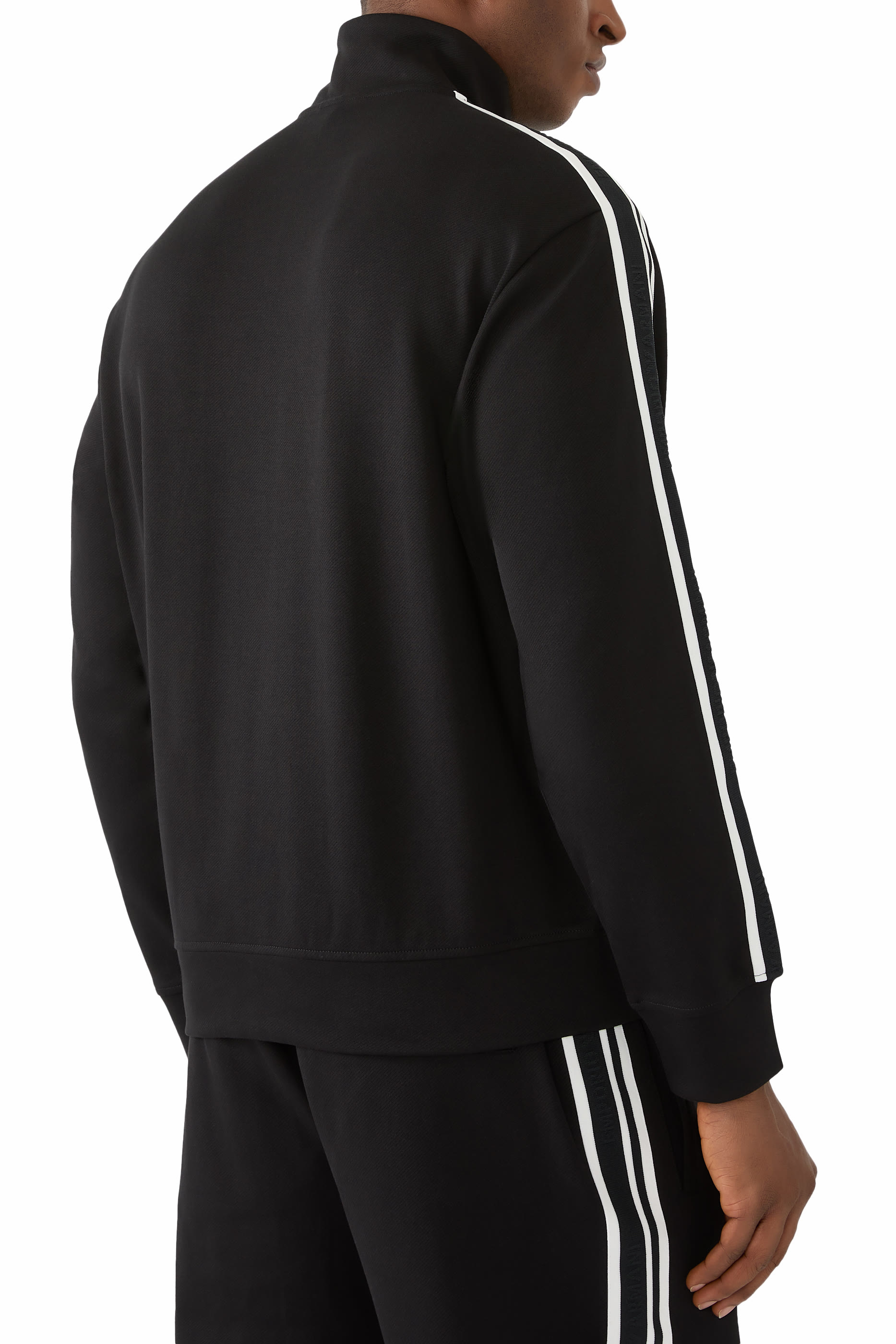 Zip-Up Jersey Sweatshirt