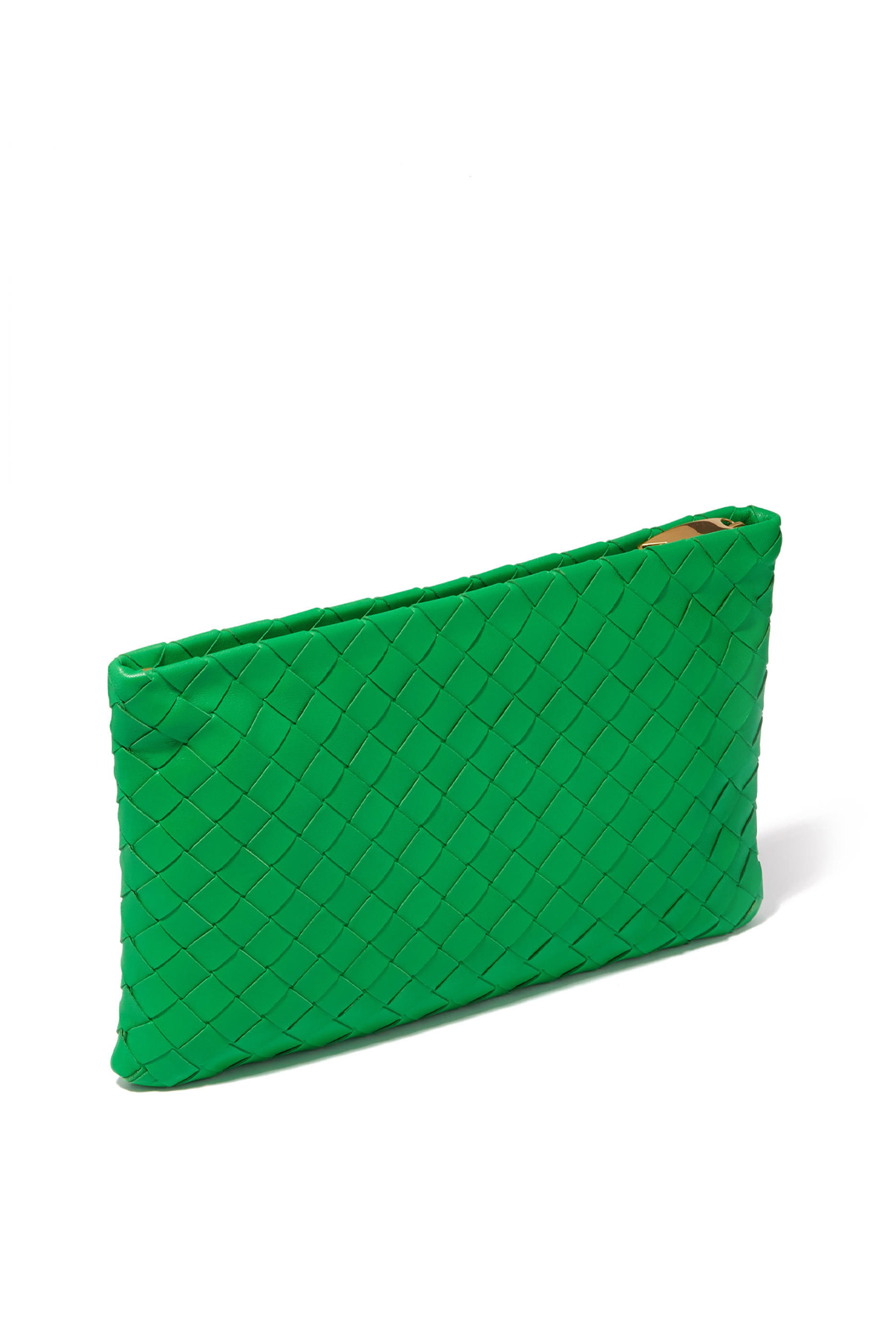 Medium Intrecciato Leather Pouch