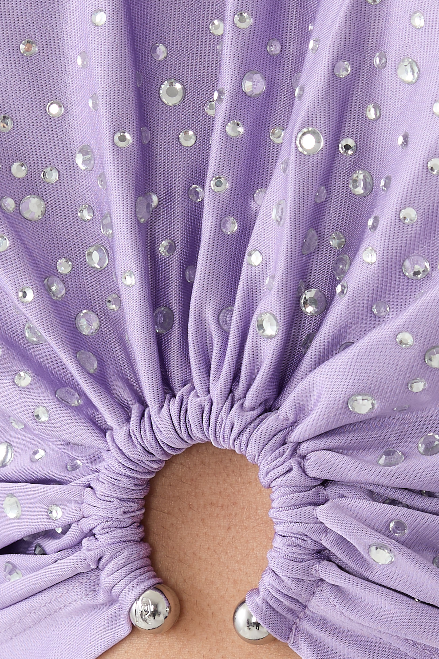 Crystal Embellished Piercing T-shirt