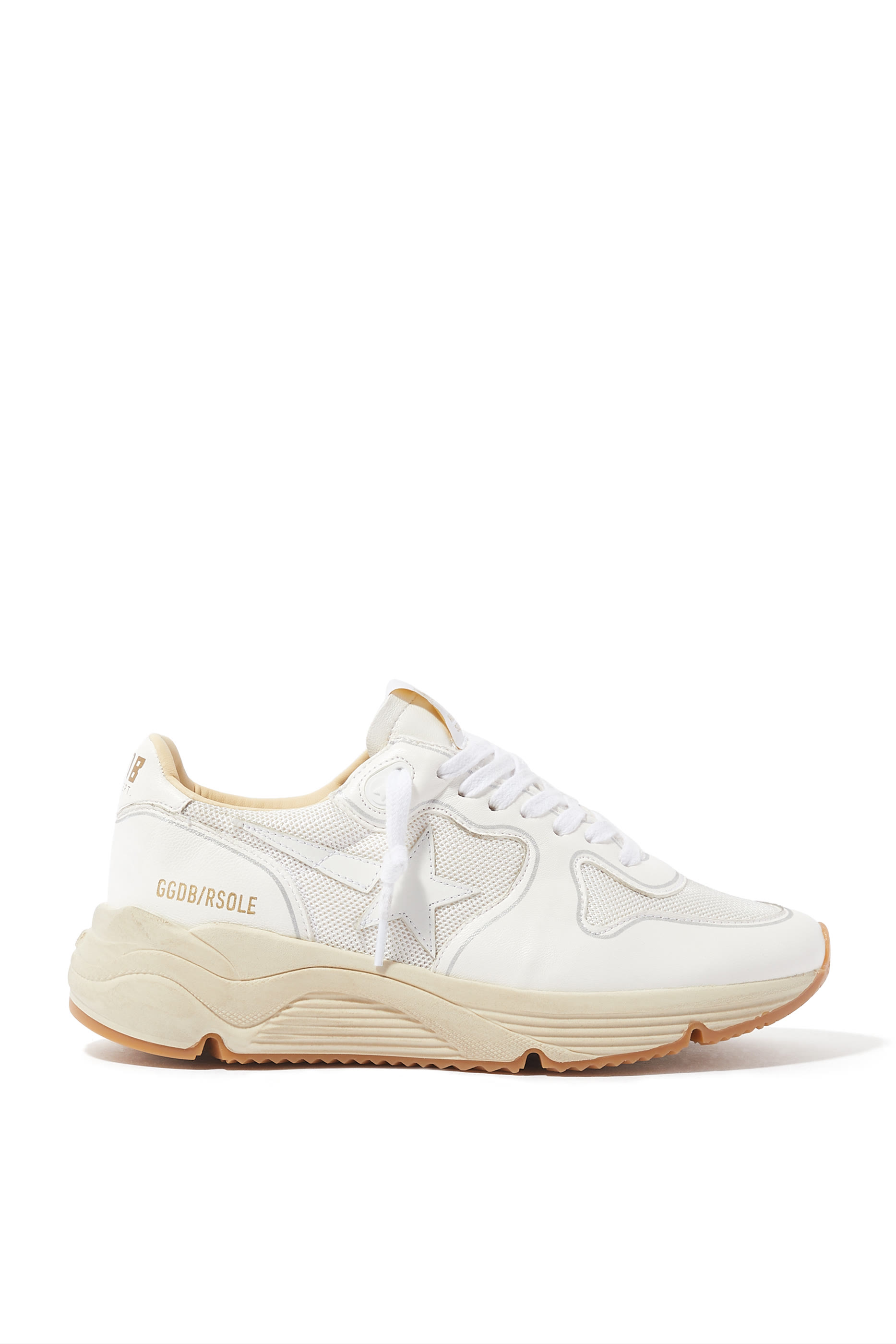 Running Sole Leather Sneakers