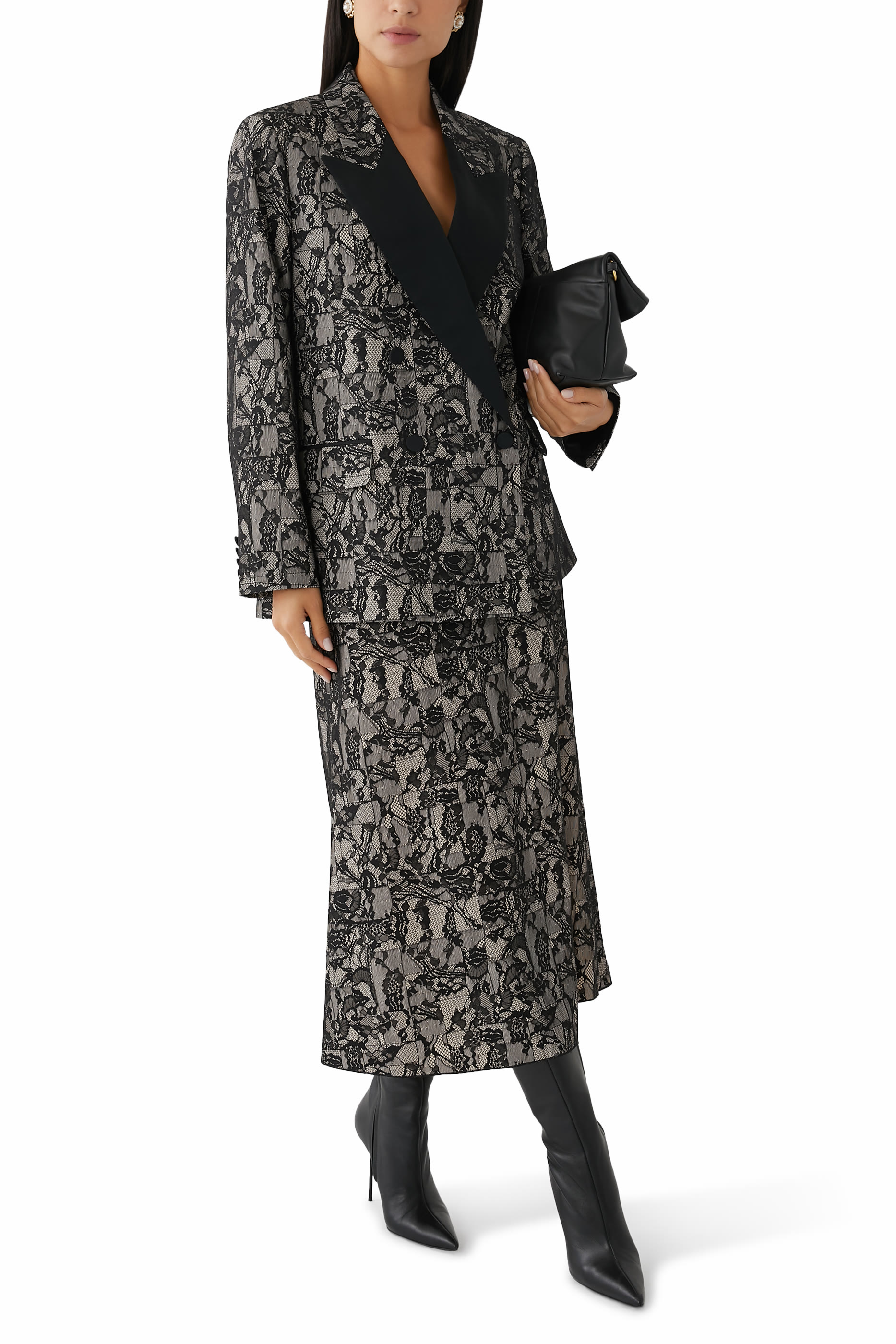 Jaden Patchwork Lace Jacket