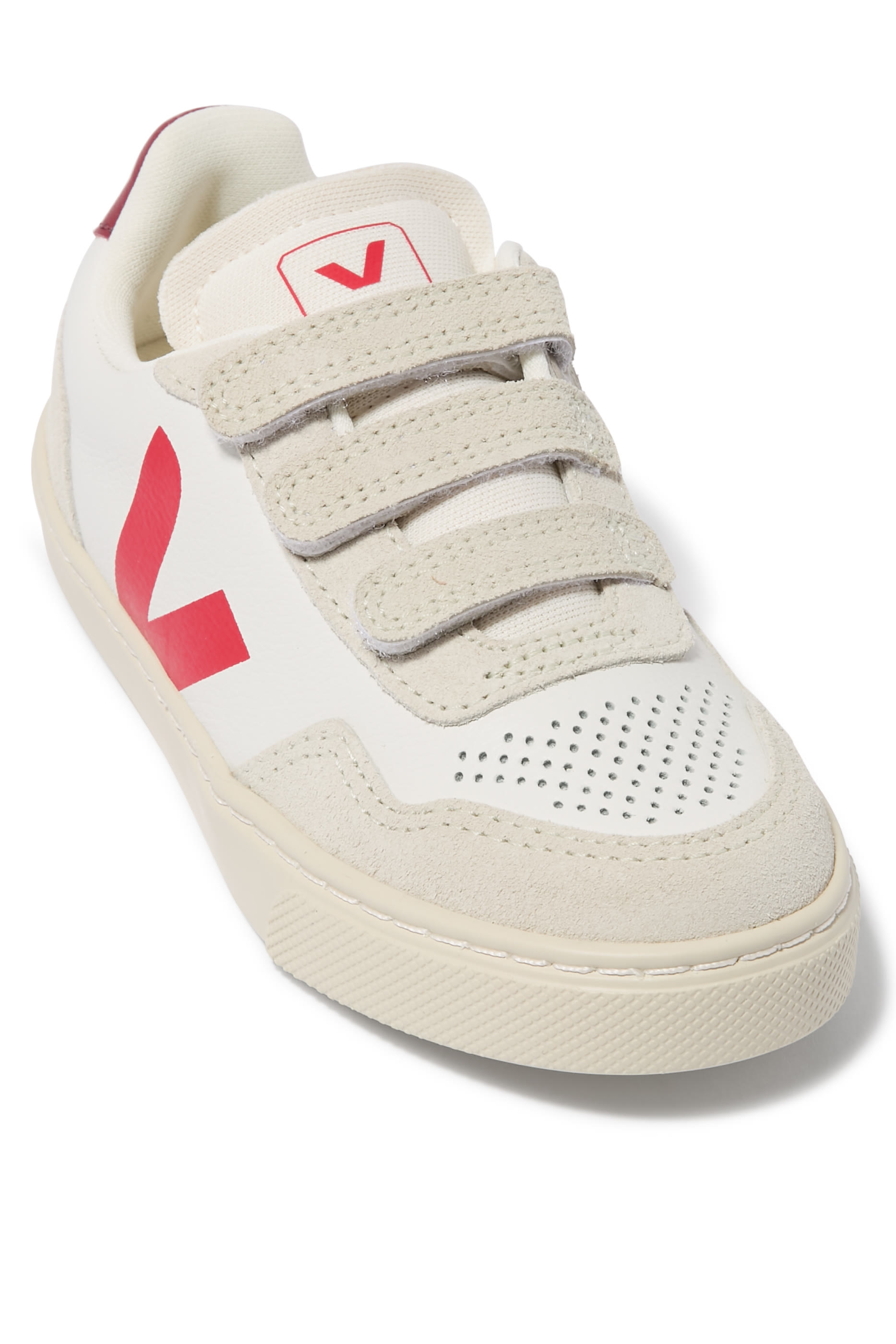 Kids V-90 Leather Sneakers