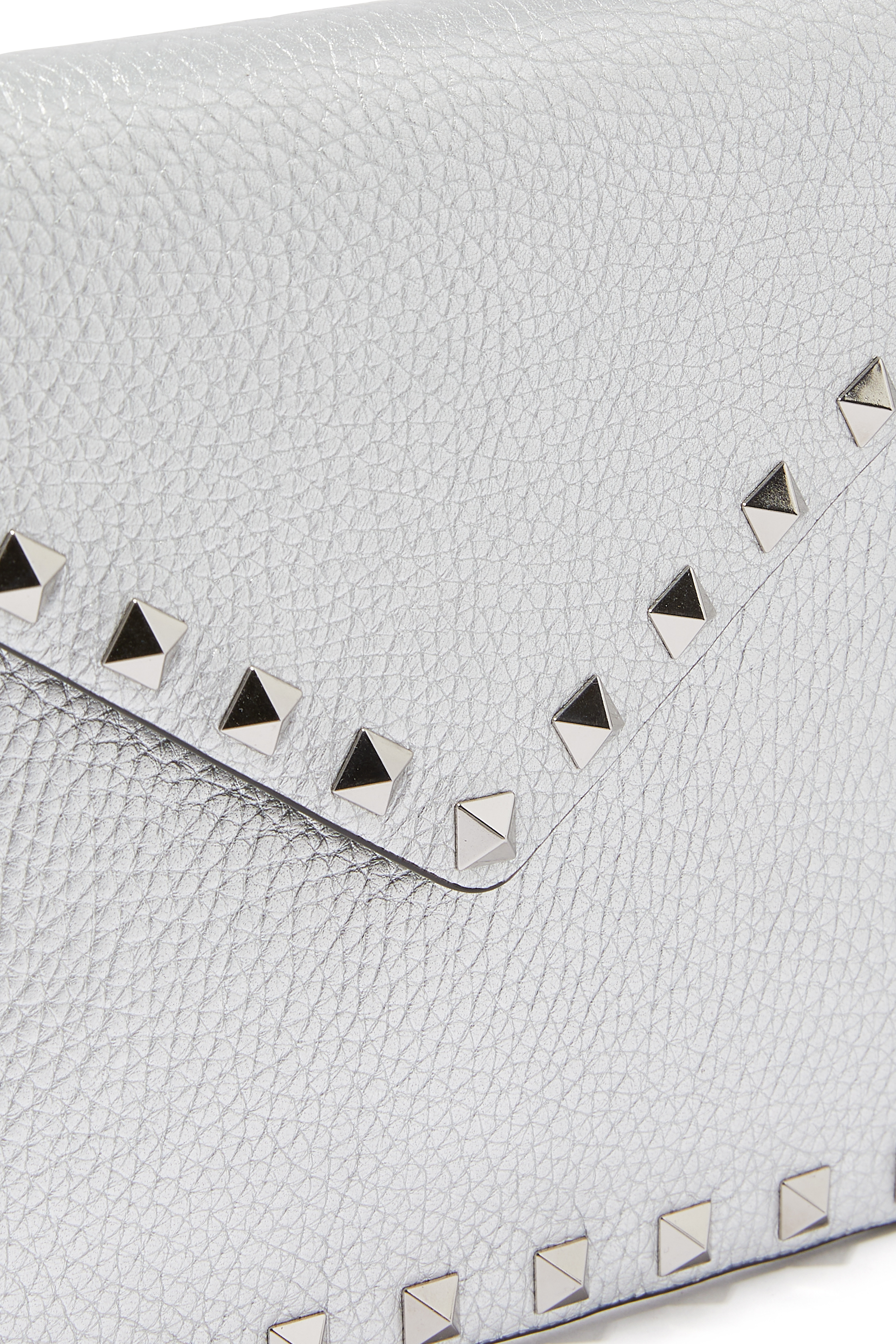 Rockstud Leather Pouch