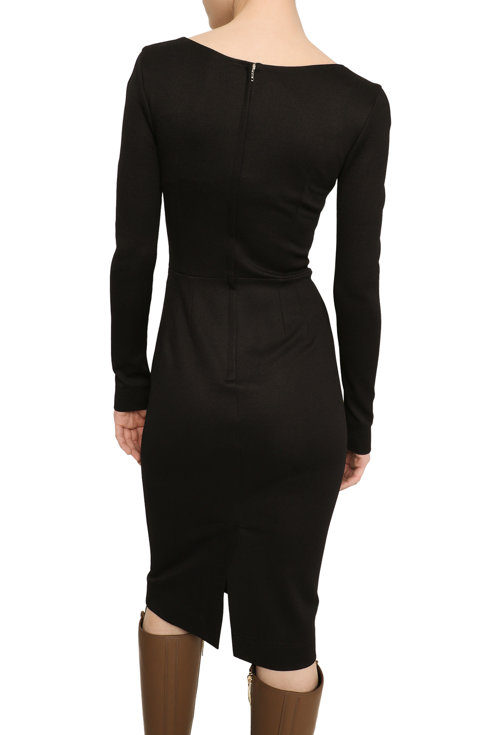 Sleeveless Milano Rib Midi Dress